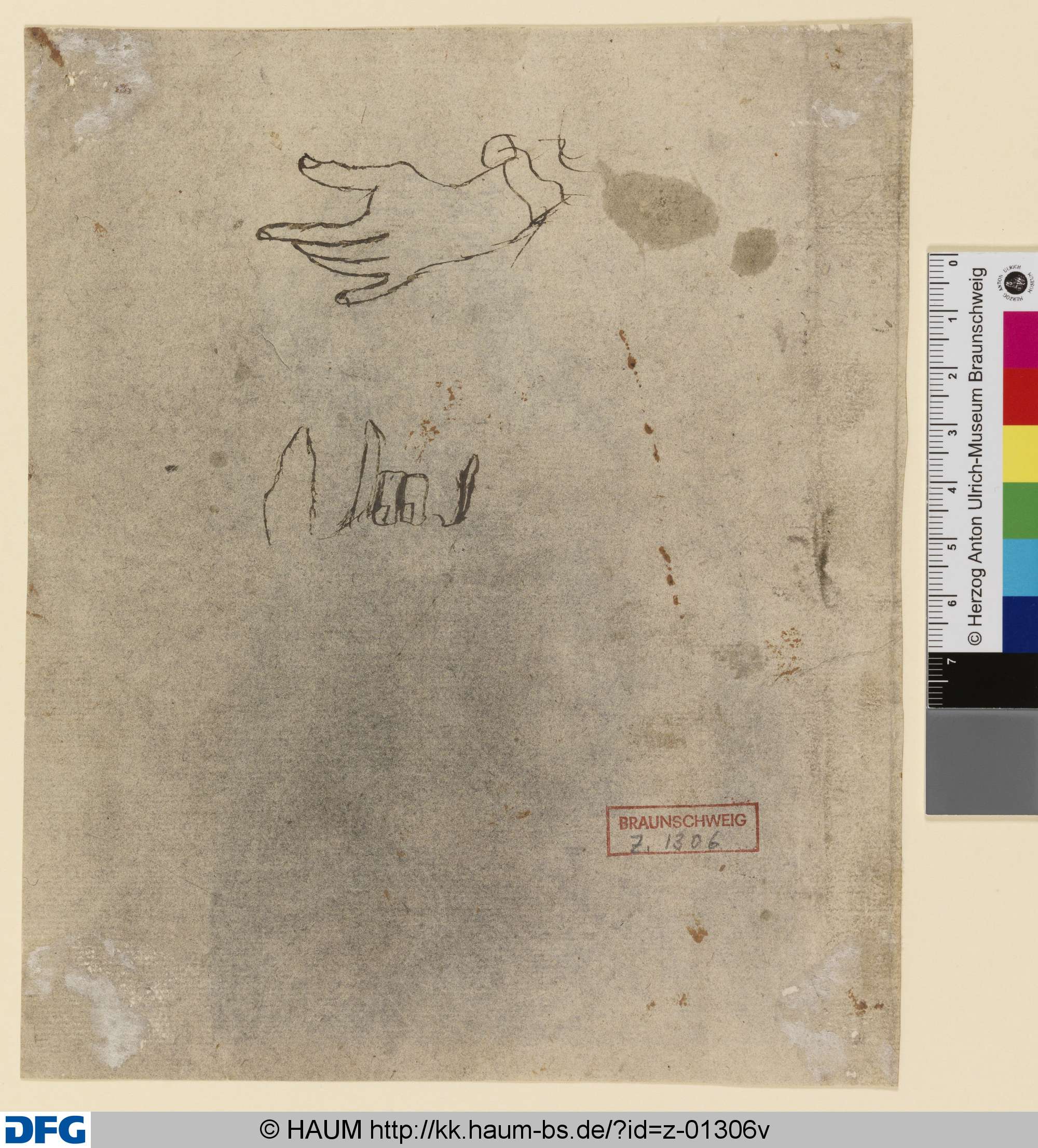 Hand- und Fingerstudien, 1595–1605