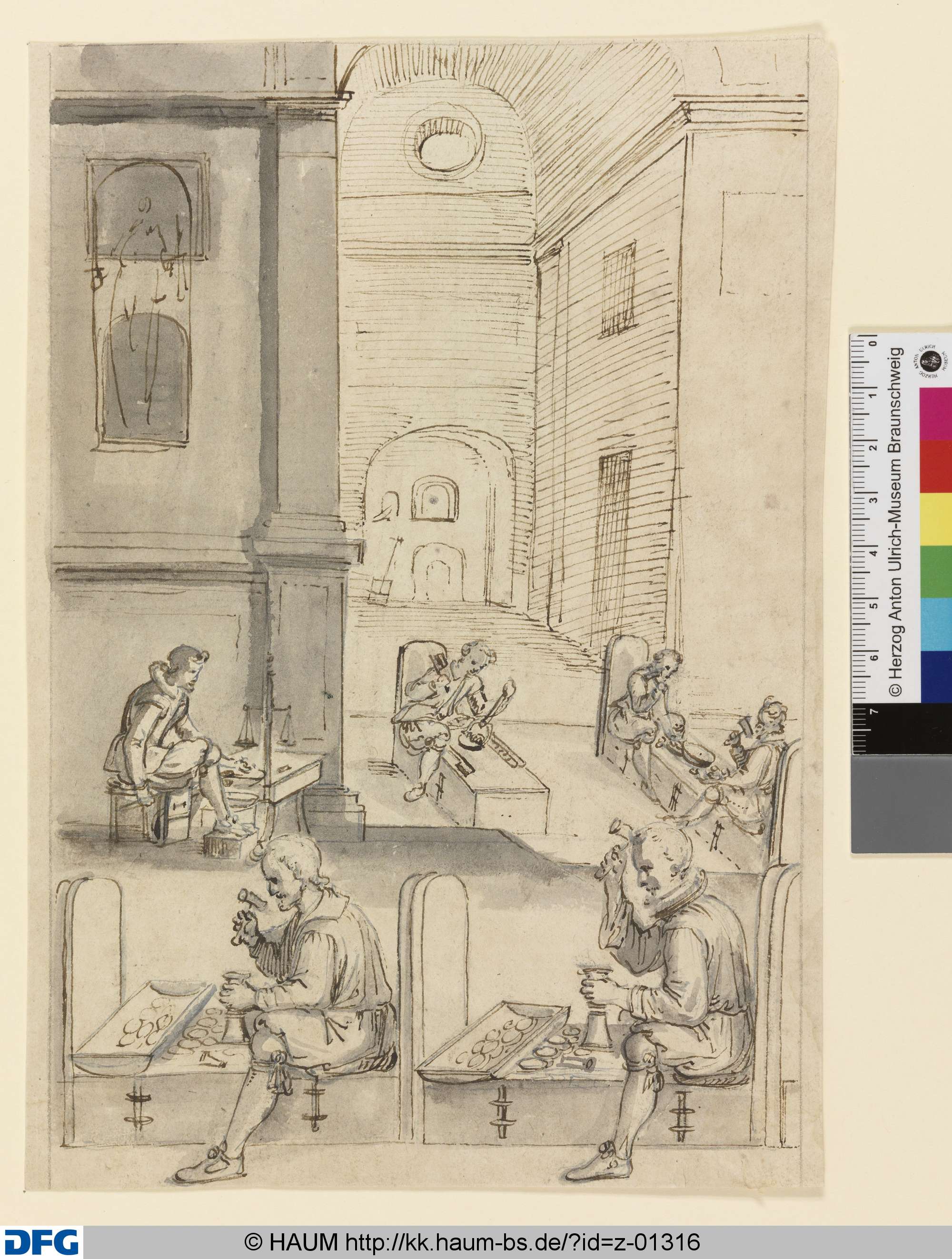 Arbeit in einer Münze, 16th century