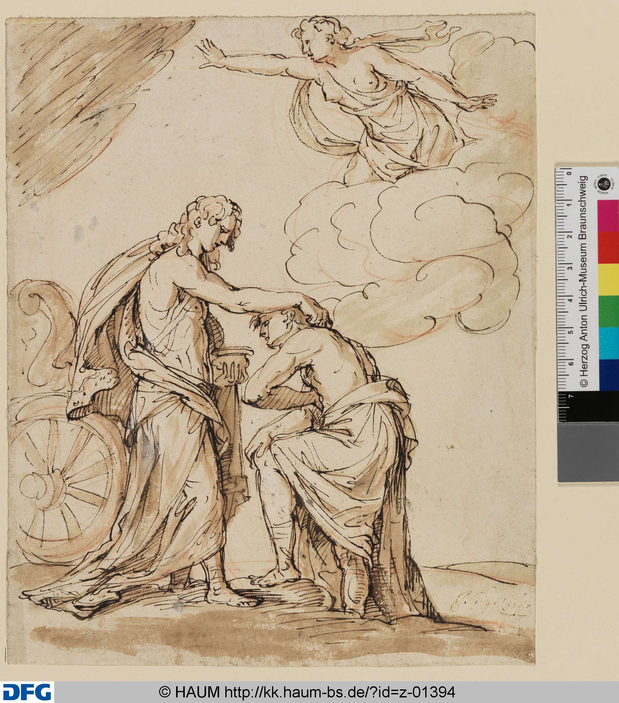 Venus verleiht Adonis die Unsterblichkeit, Jan Claudius de Cock, 1688–1736