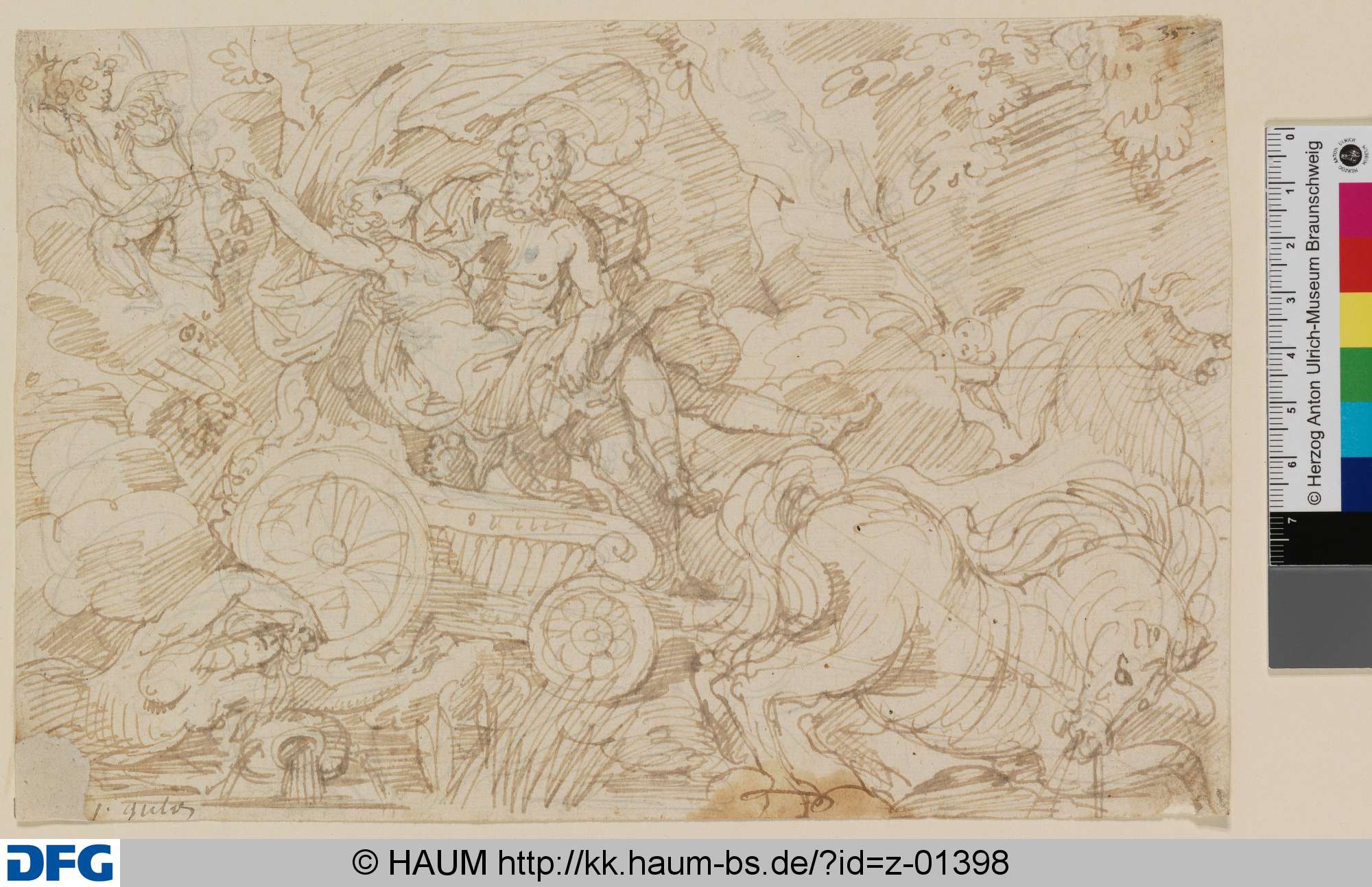 Pluto raubt Proserpina, Jan Claudius de Cock, 1688–1736