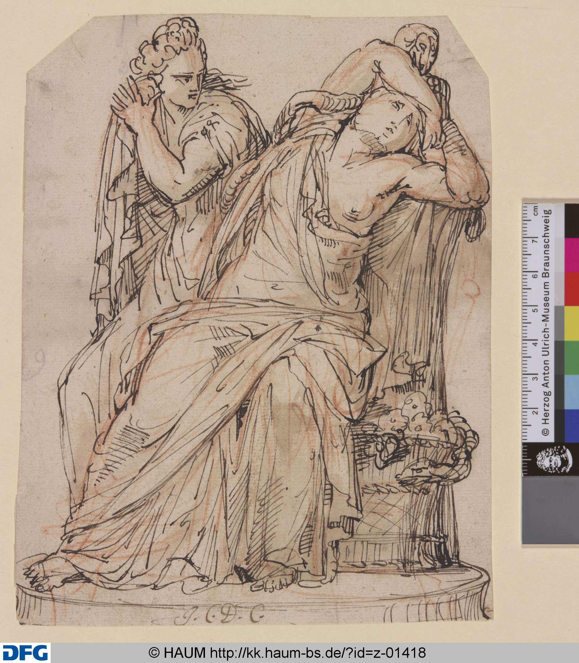 Die sterbende Kleopatra, Jan Claudius de Cock, 1688–1736