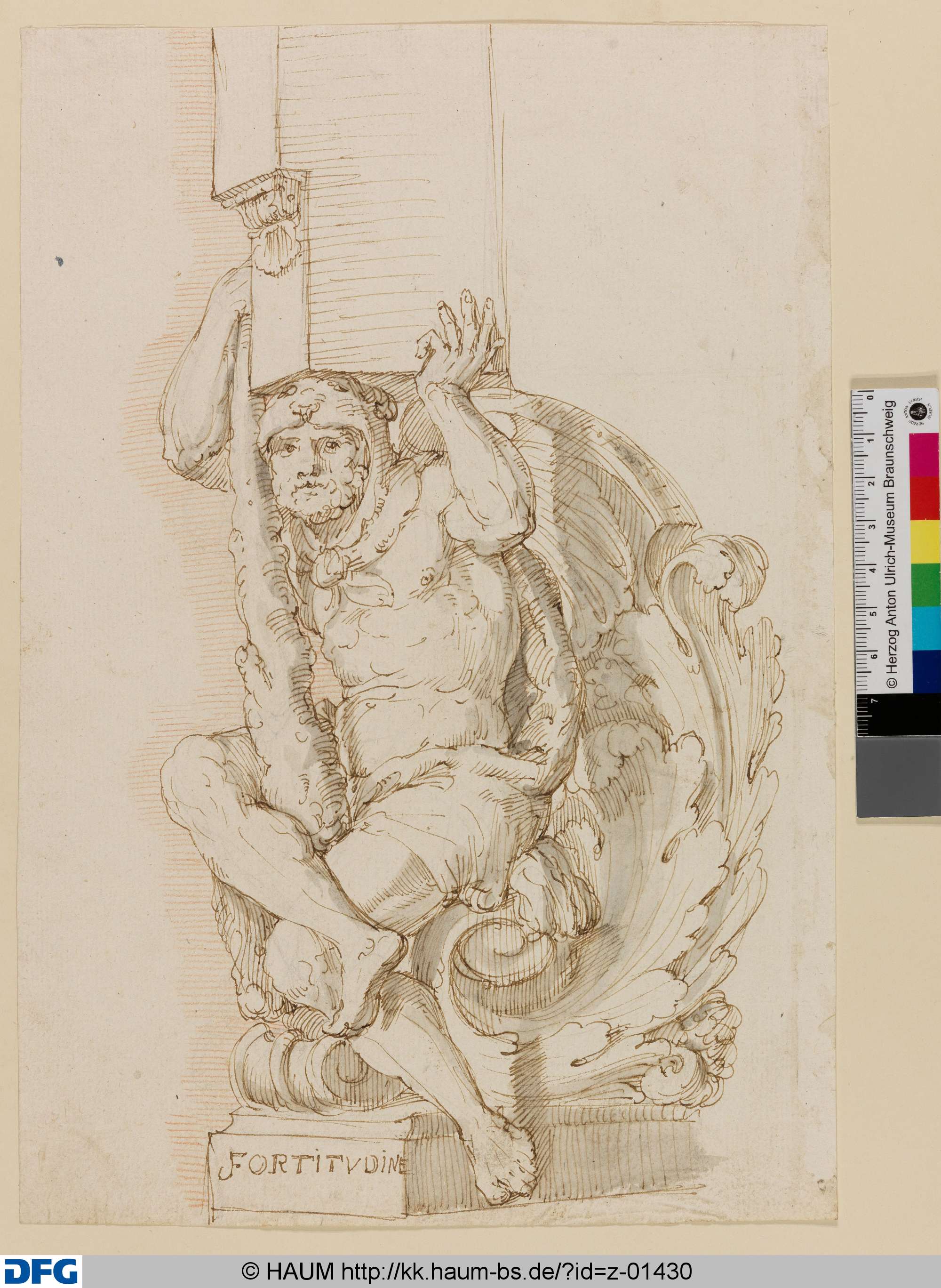 Herkules als Konsolfigur, Jan Claudius de Cock, 1688–1736