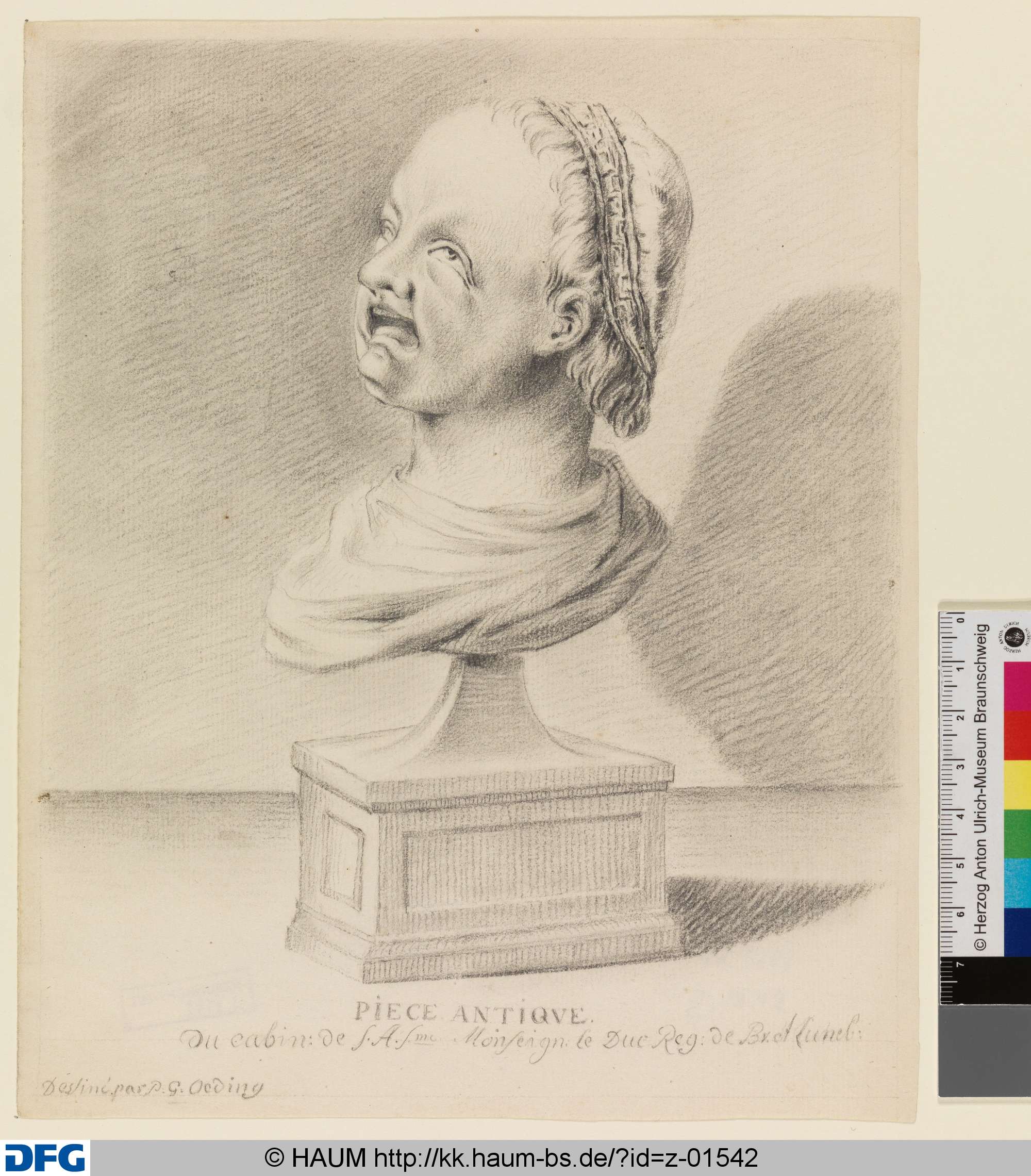 Kinderkopf mit Stirnband, Philipp Wilhelm Oeding