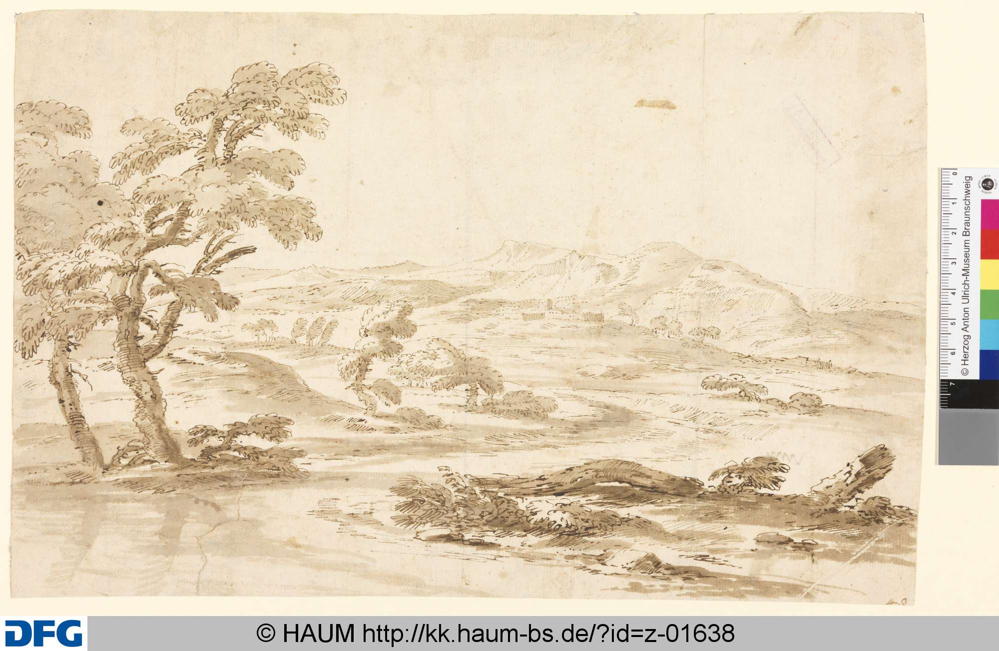 Campagna-Landschaft, 17th century