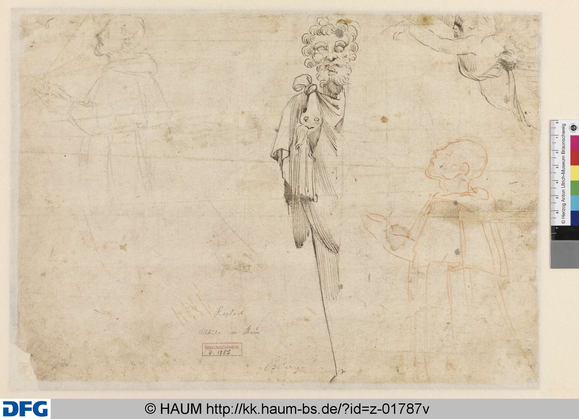 Figurenskizzen, Jacques Bellange, 1530–1538