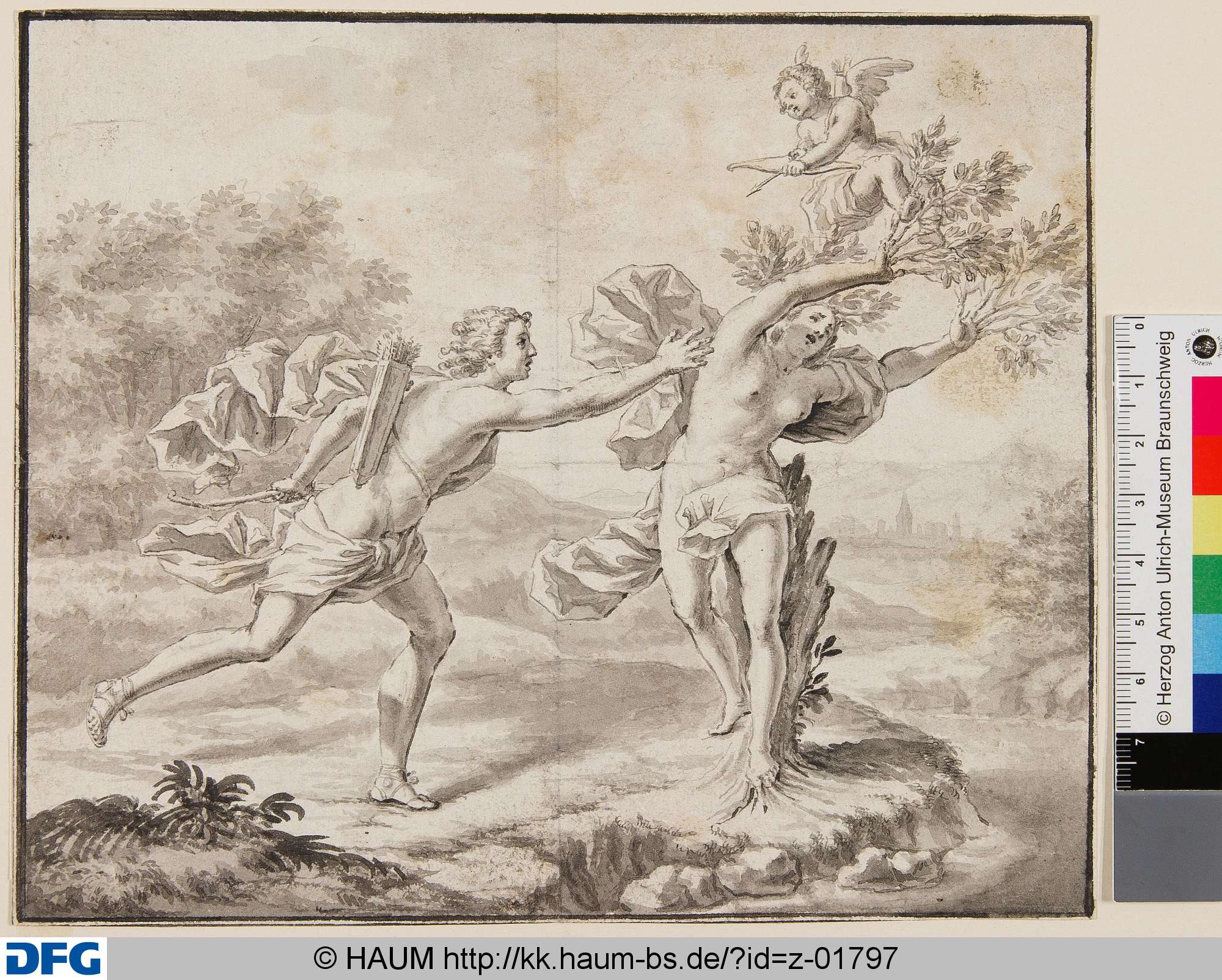 Apollon und Daphne, André Joly, 1726–1781