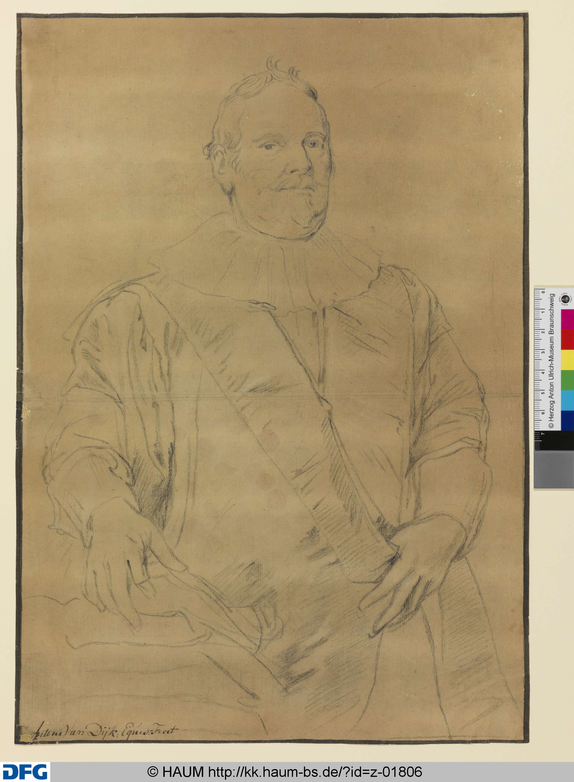 Justus van Meerstraeten, Anthony van Dyck, 1619