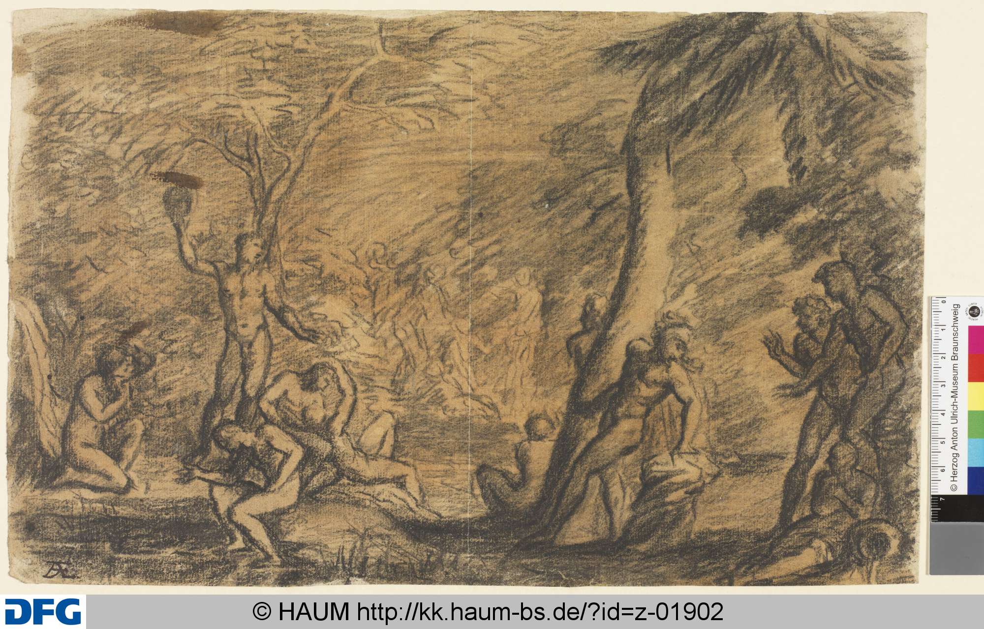 Ein Bachanal, Dietrich Ernst André, 1716–1720