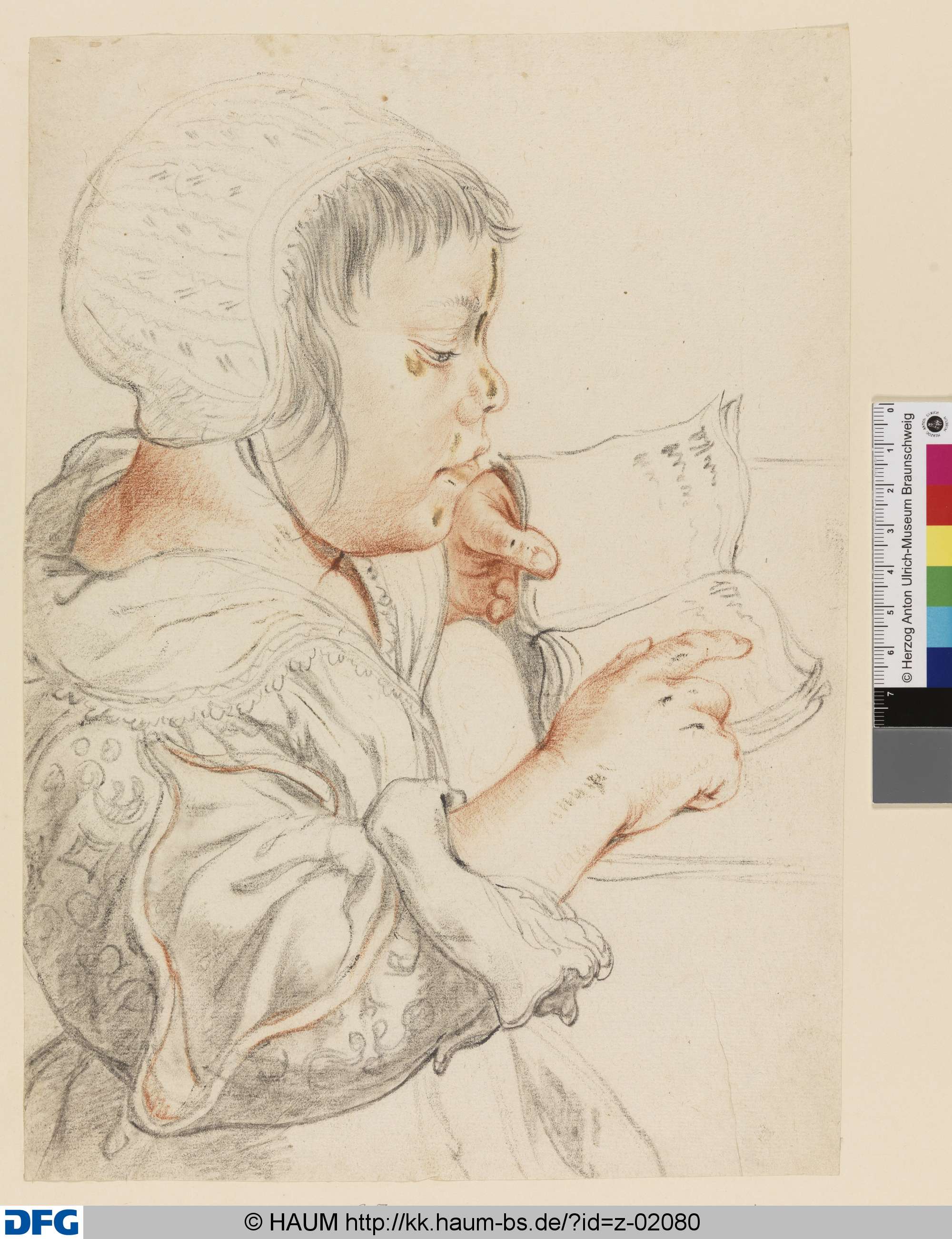 Kleines Mädchen mit Buch, Jacob Jordaens, 1603–1678