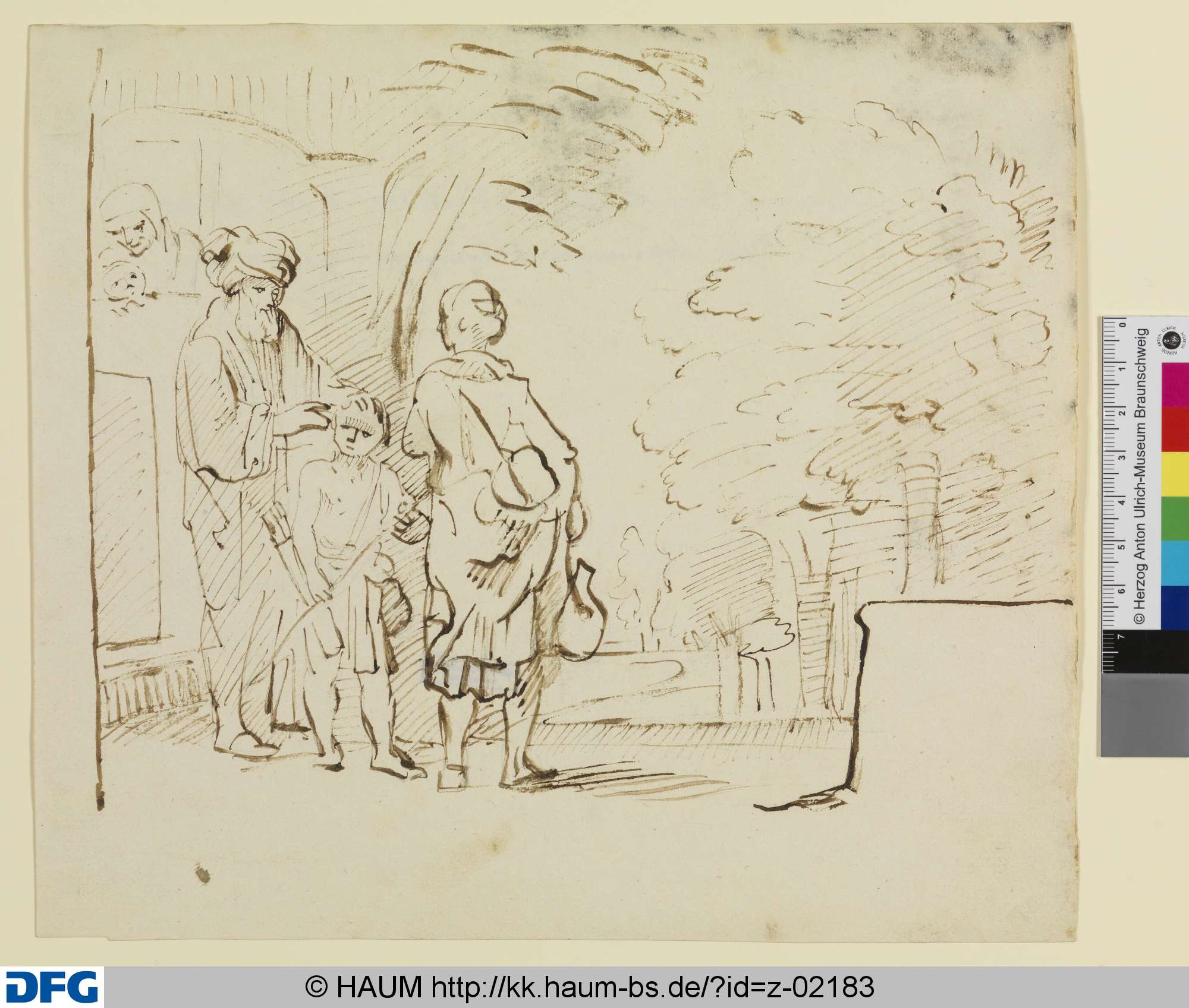 Die Verstoßung der Hagar, Rembrandt, 1651–1700