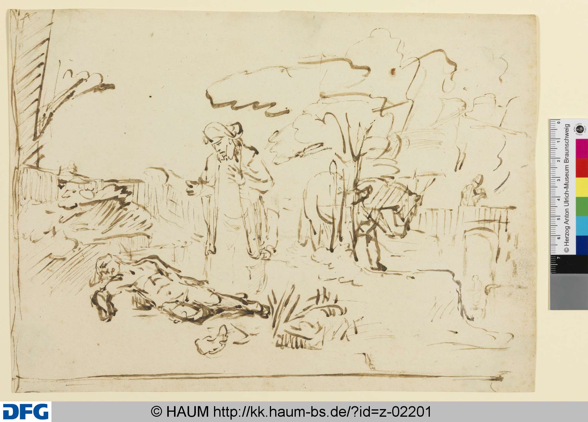 Der barmherzige Samariter, Rembrandt, 1651–1700