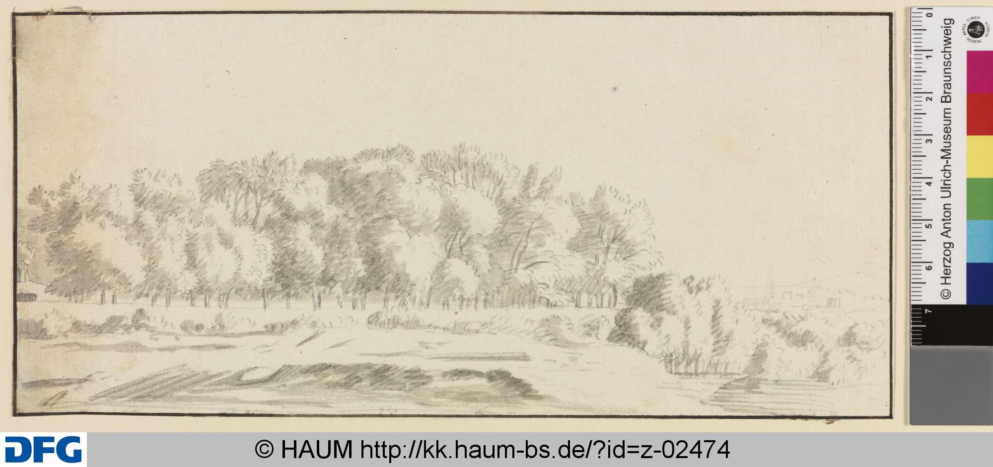 Baumlandschaft, Johannes Glauber, 1666–1726