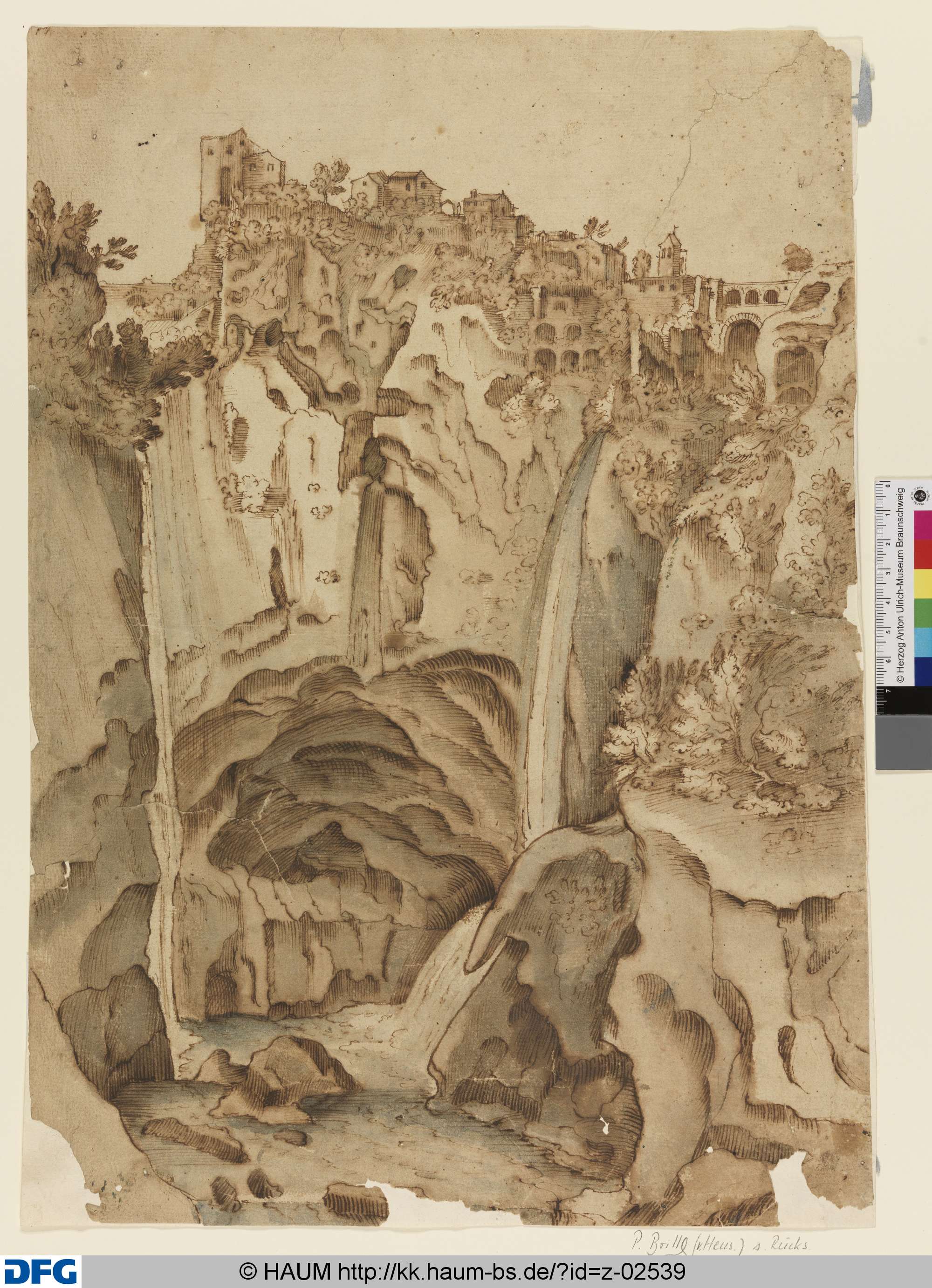 Die Wasserfälle von Tivoli, Paul Bril