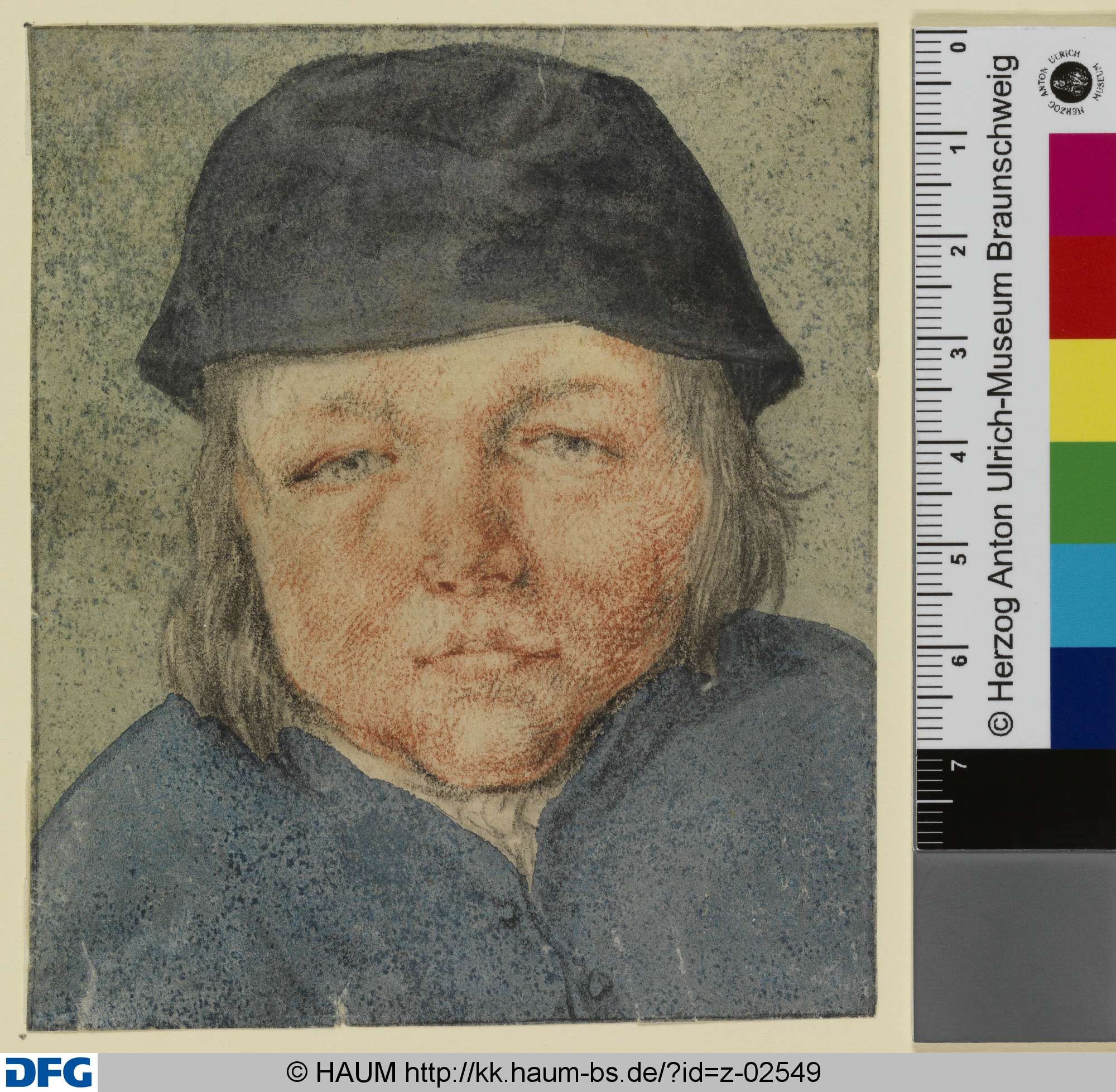 Portraitstudie eines Jungen mit schwarzer Kappe, Cornelis Dusart, 1680–1704