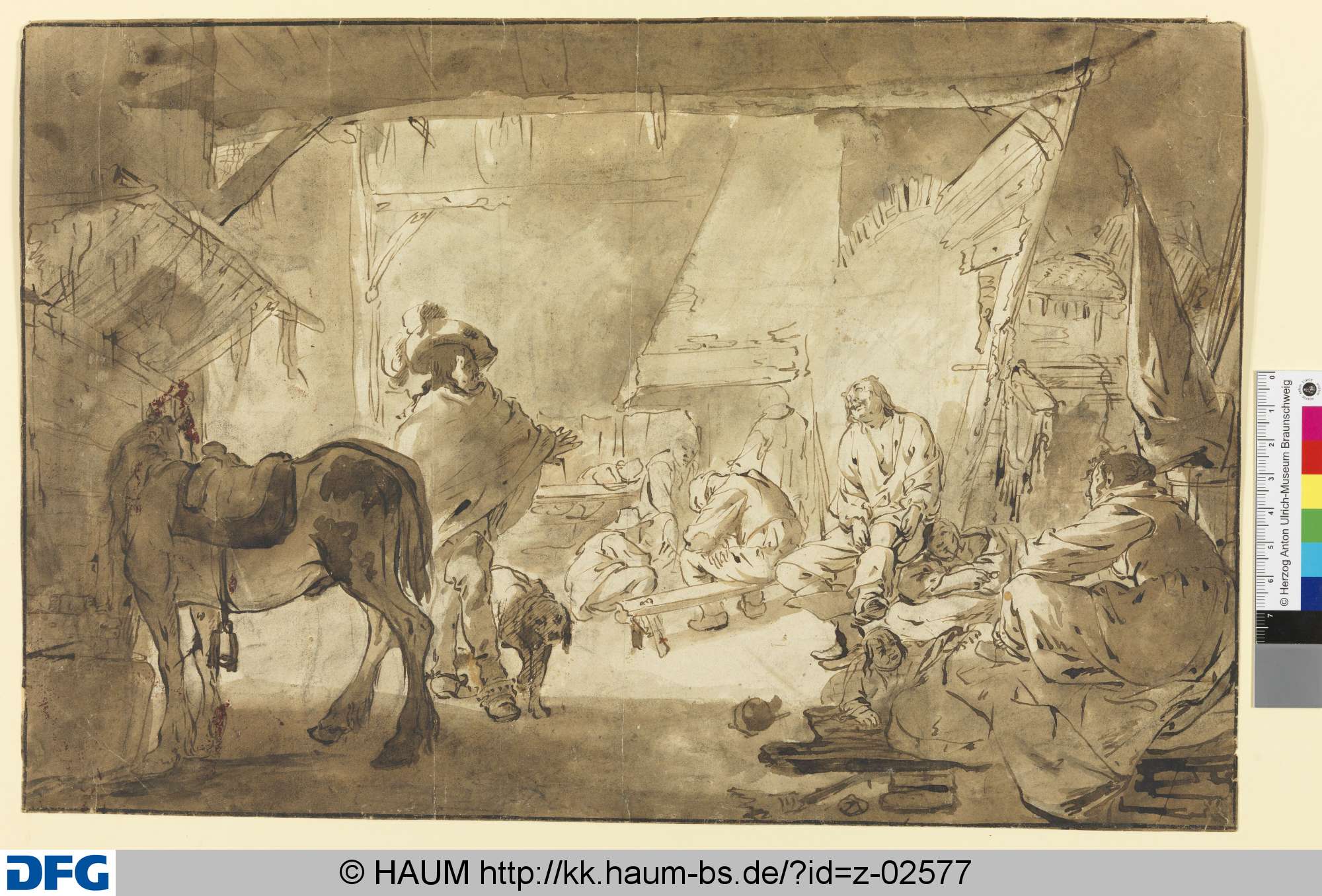 Einquartierung im Bauernhaus, 1640–1647