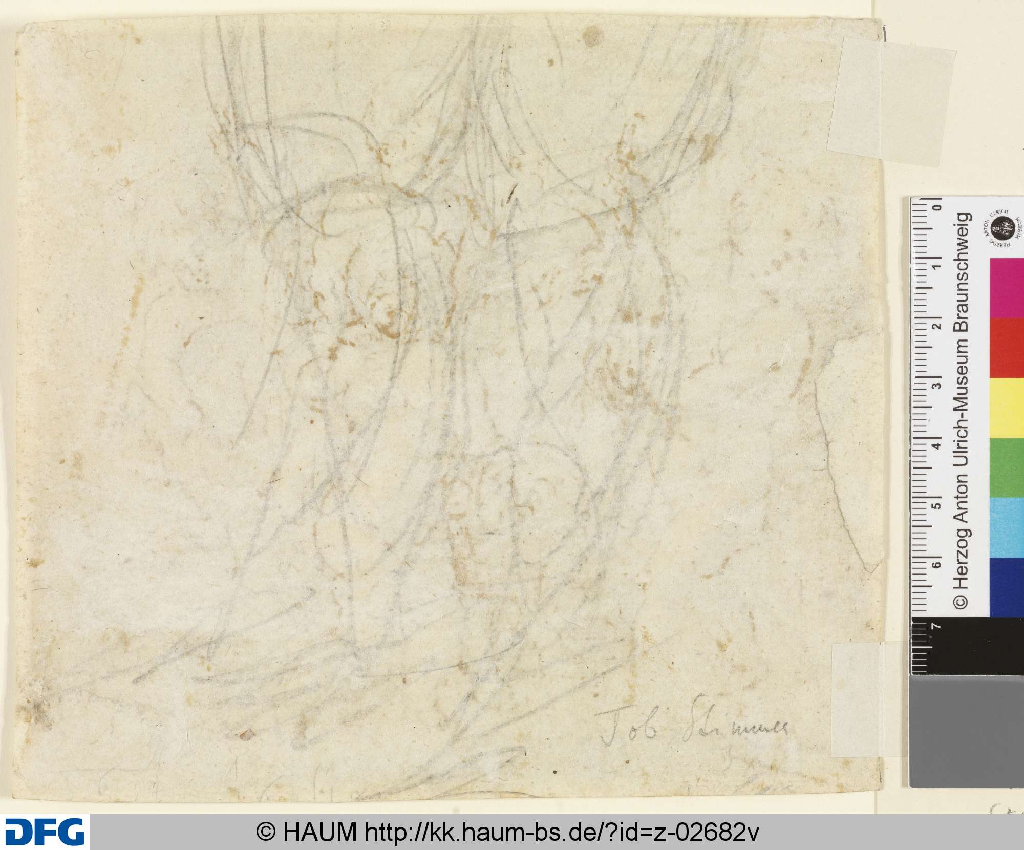 Skizze, Tobias Stimmer, 17th century