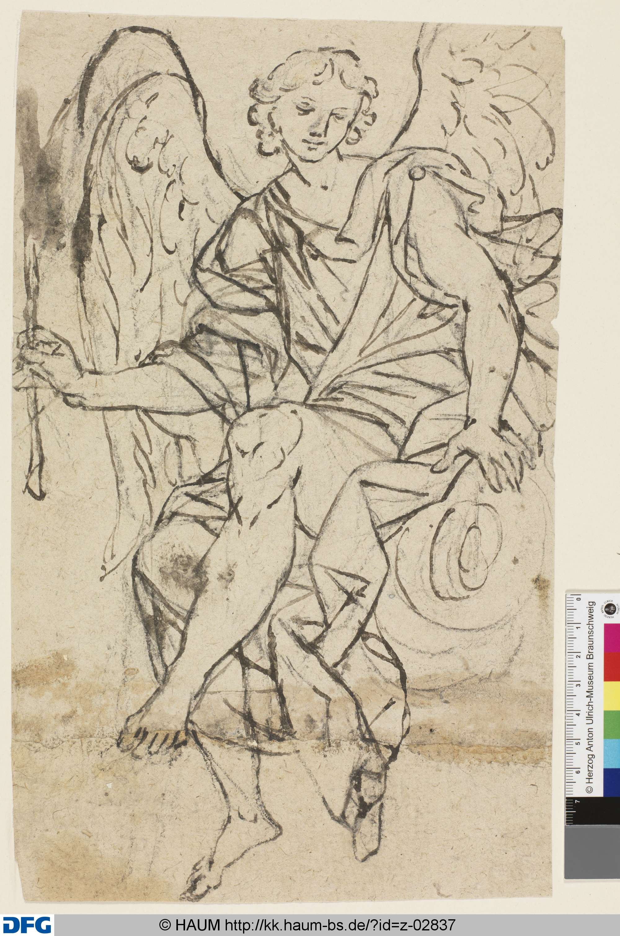 Sitzender Engel, 16th century
