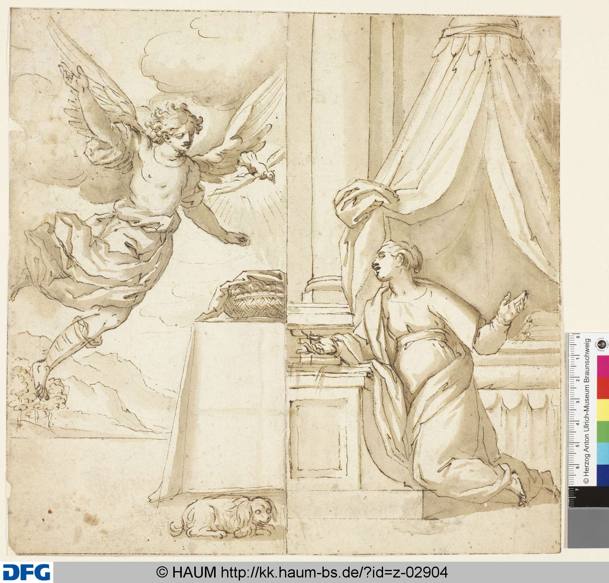 Die Verkündigung, Palma, Jacopo, il Giovane, 17th century
