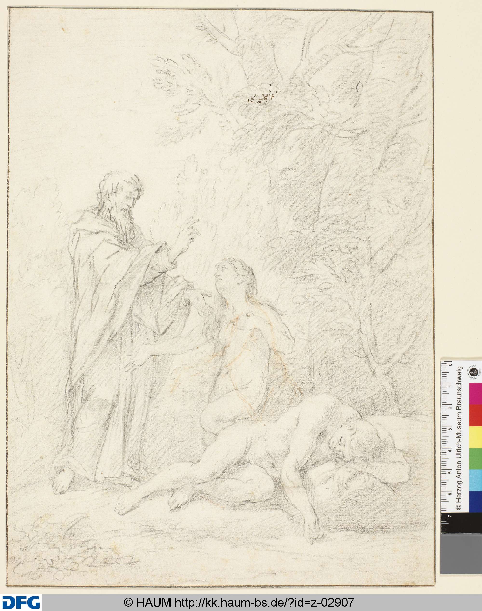 Die Erschaffung Evas, Carlo Maratti, 17th century
