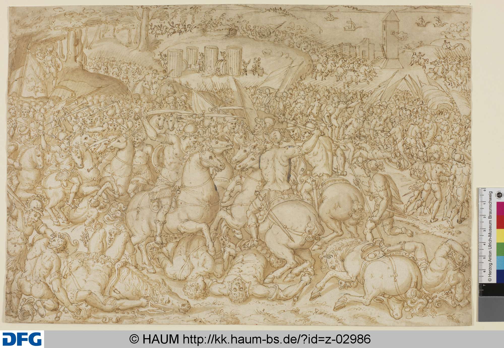 Schlachtszene, 1551–1600