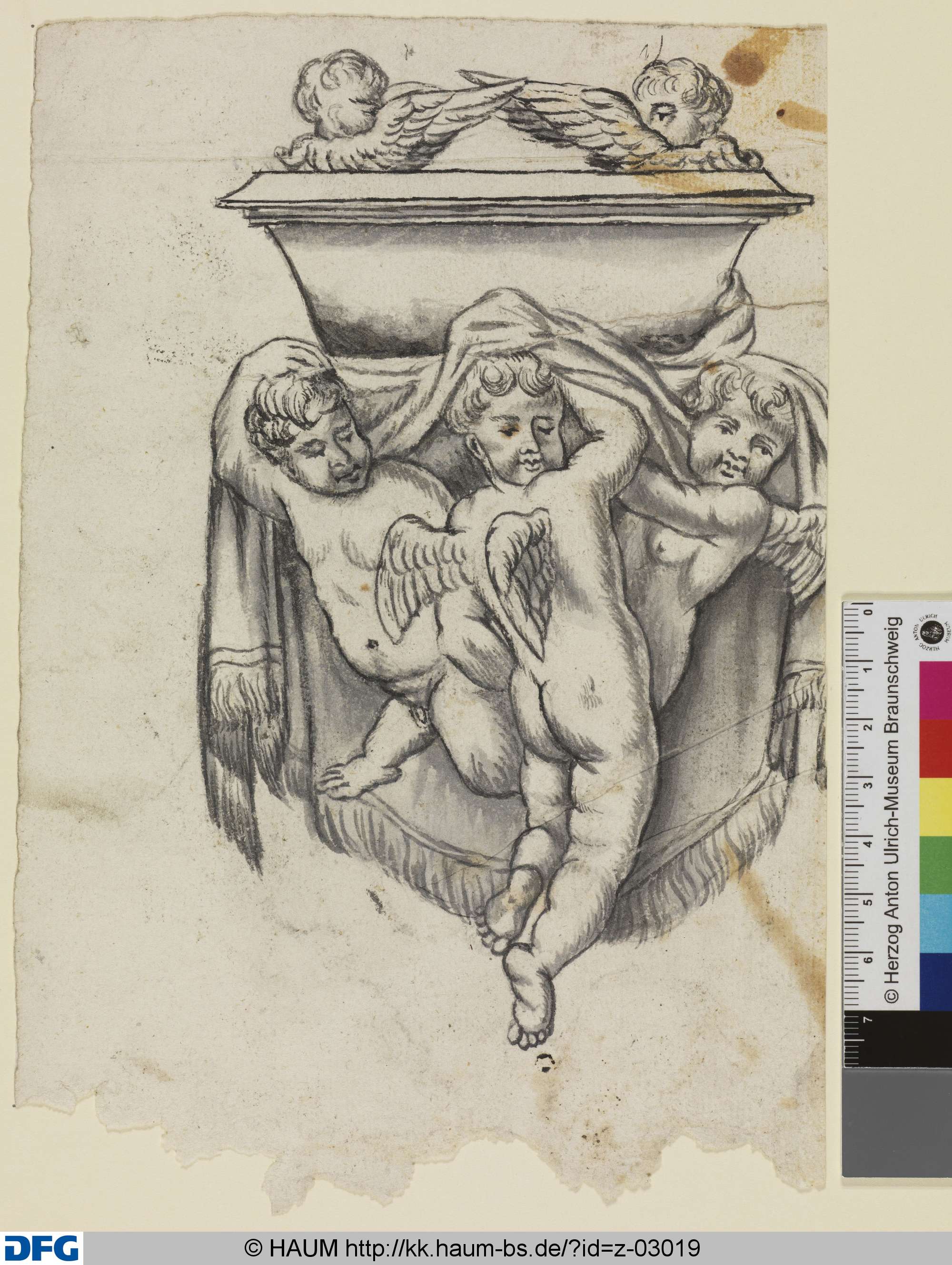 Entwurf für eine Wanddekoration, 1576–1615