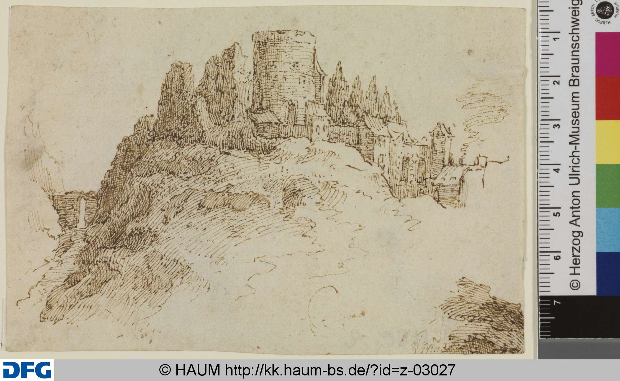Ansicht einer Burg, 16th century