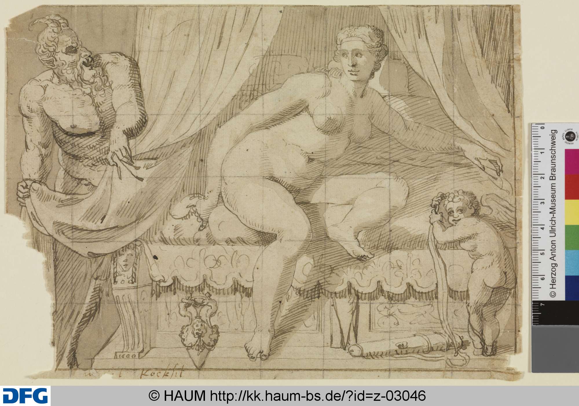 Pan und Venus (Pan und Omphale?)