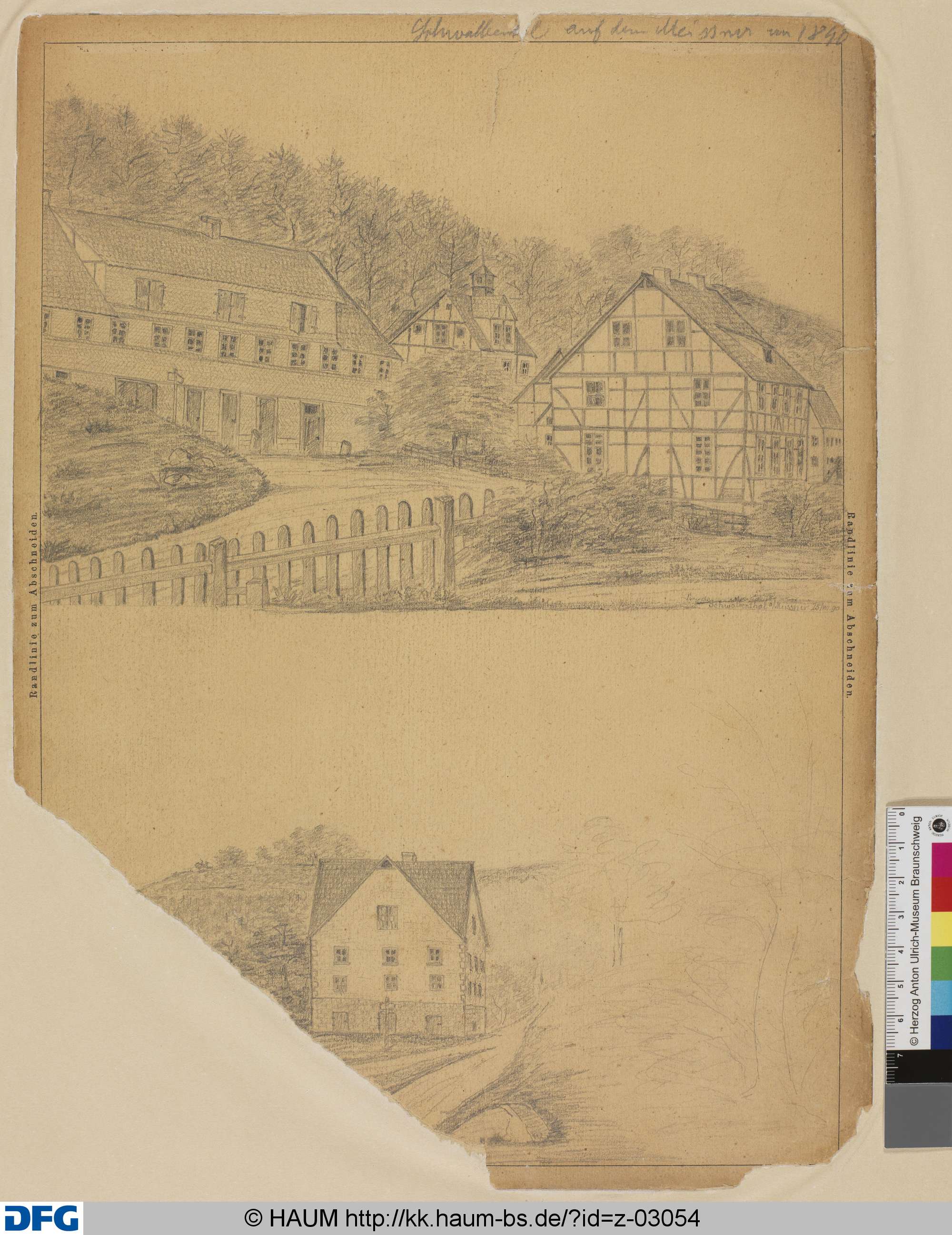 Schwalbenthal auf dem Meißner, 1890