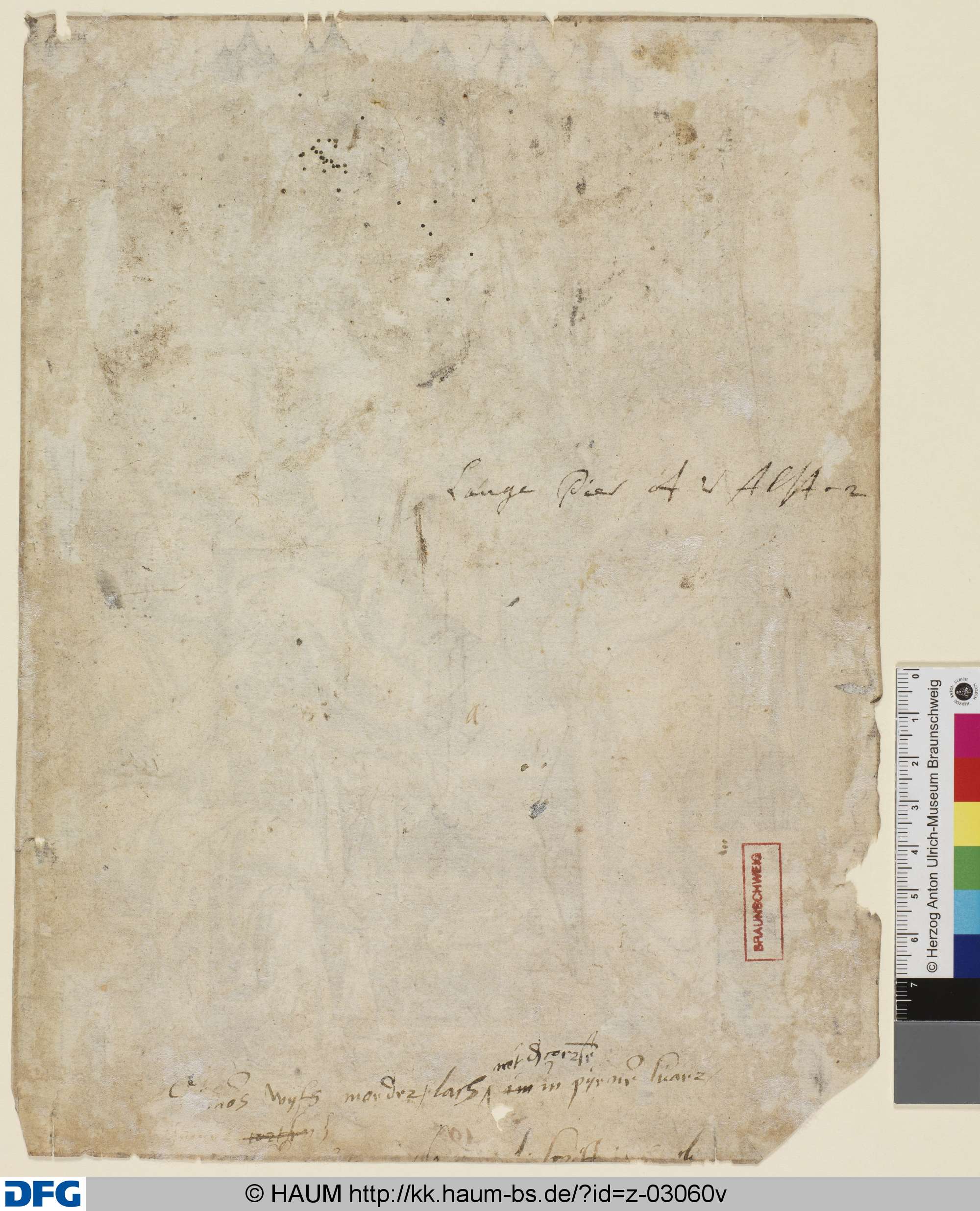 Handschriftlicher Text, 1642–1678