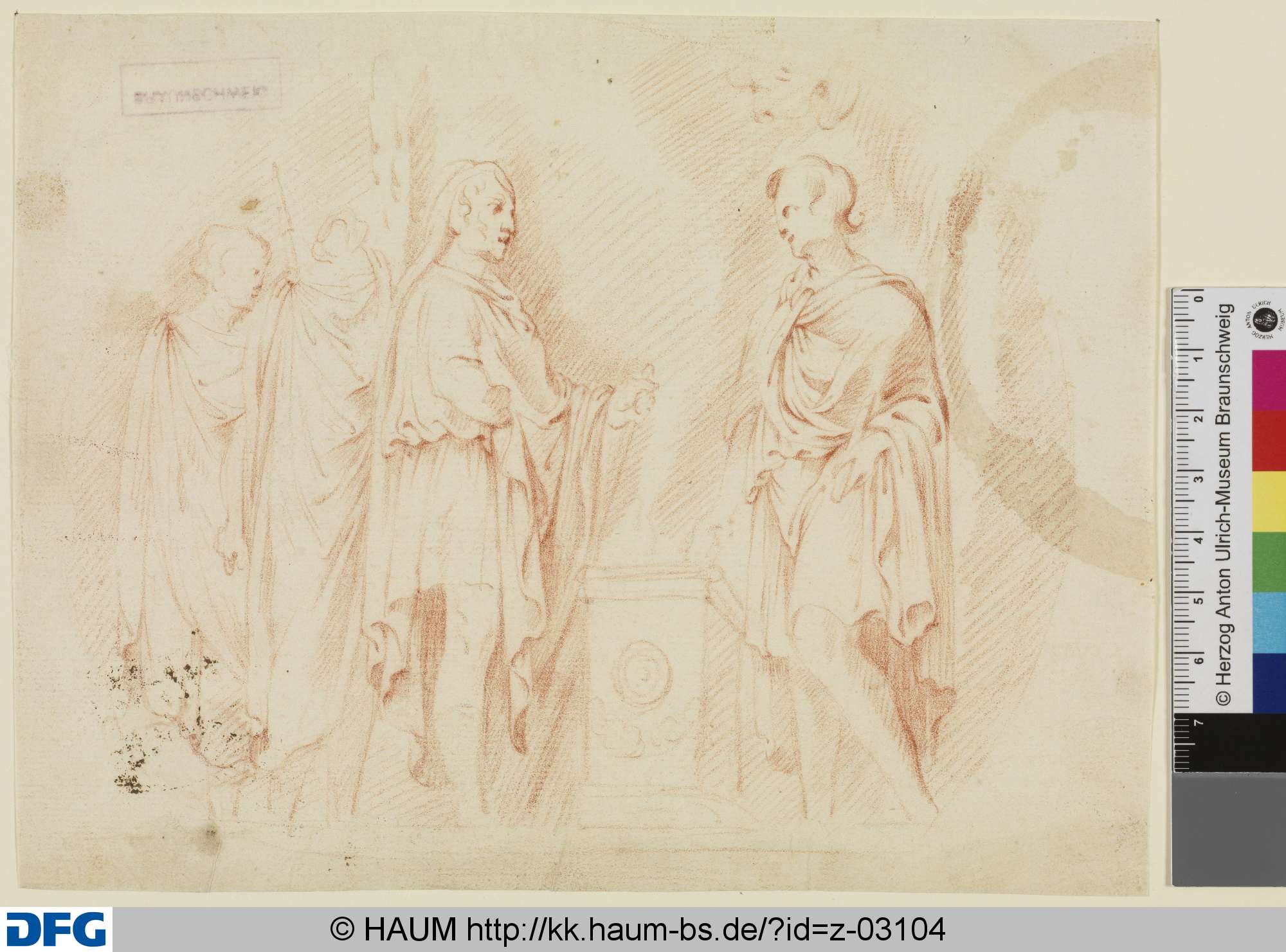 Antike Figurengruppe, 17th century