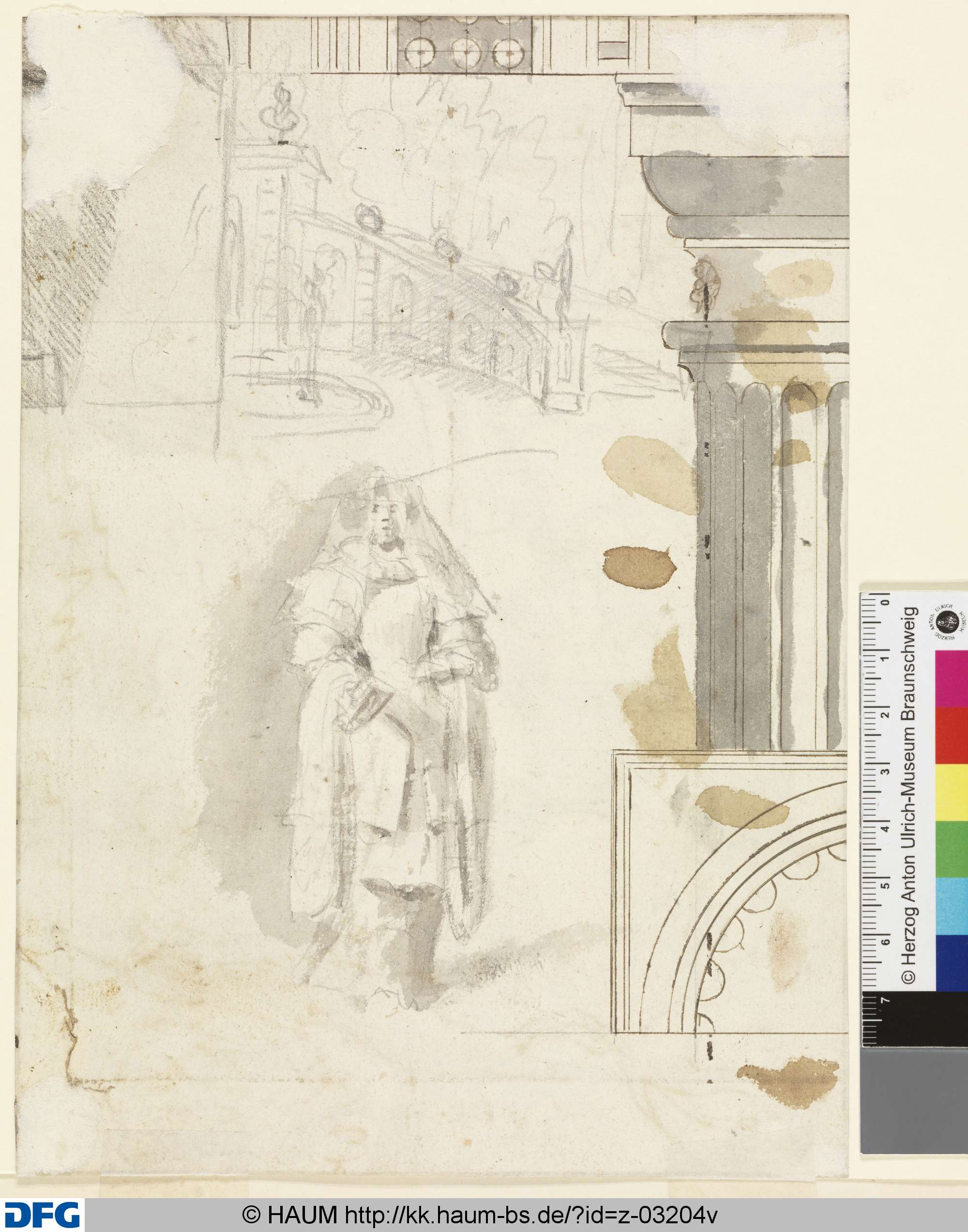 Architektur- und Figurenstudien, 18th century