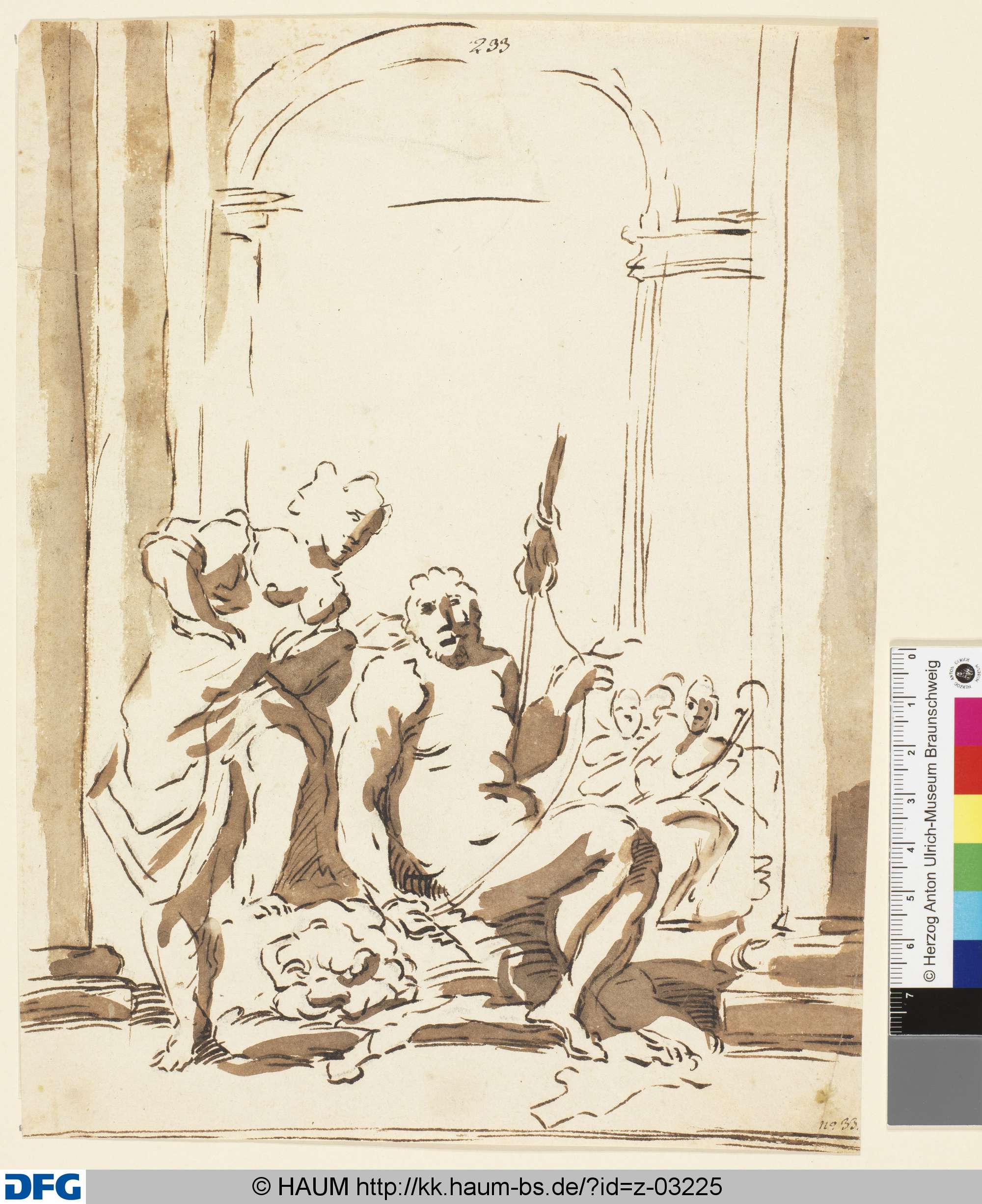 Herkules und Omphale, 18th century