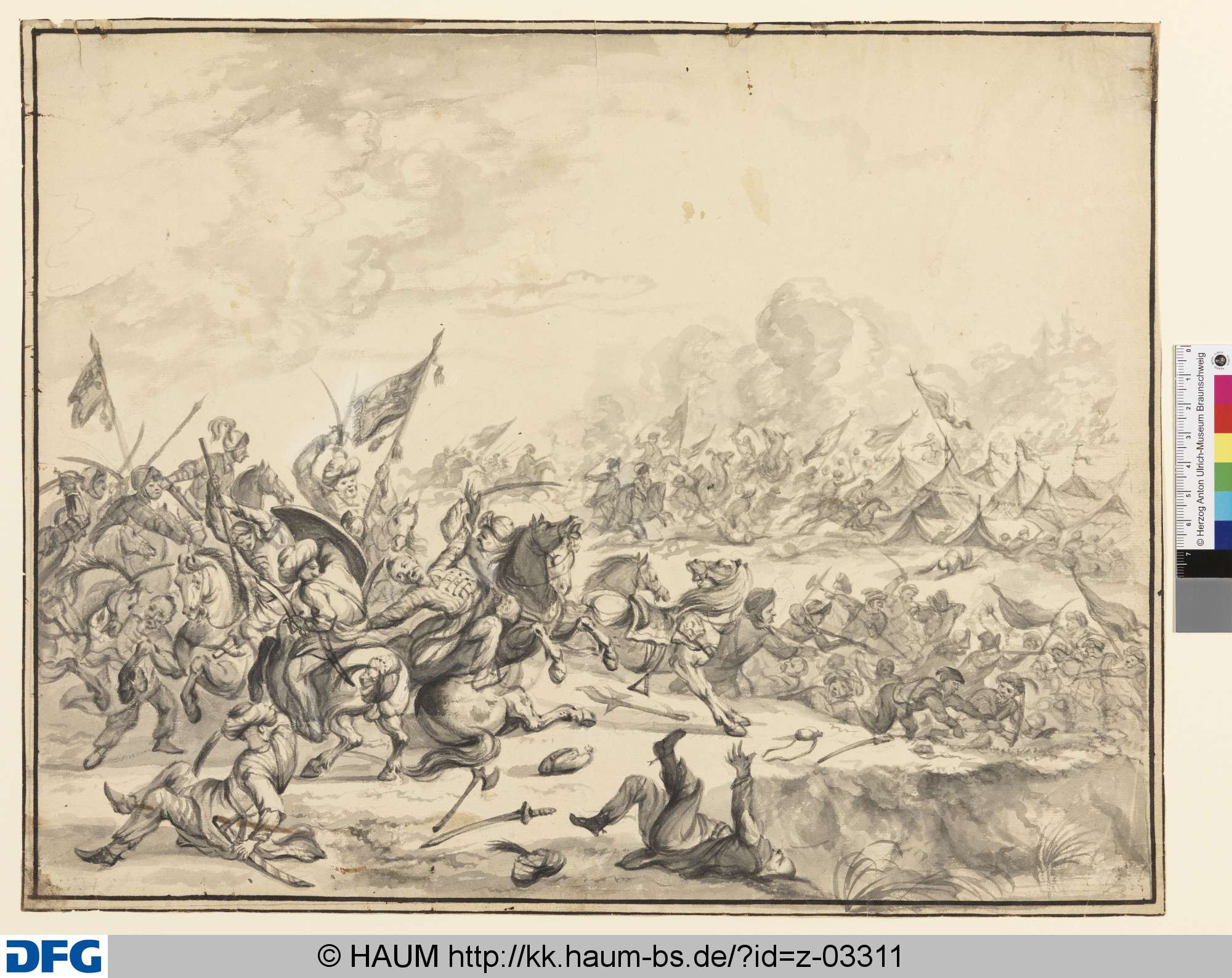 Reiterschlacht mit Türken, 1677–1747