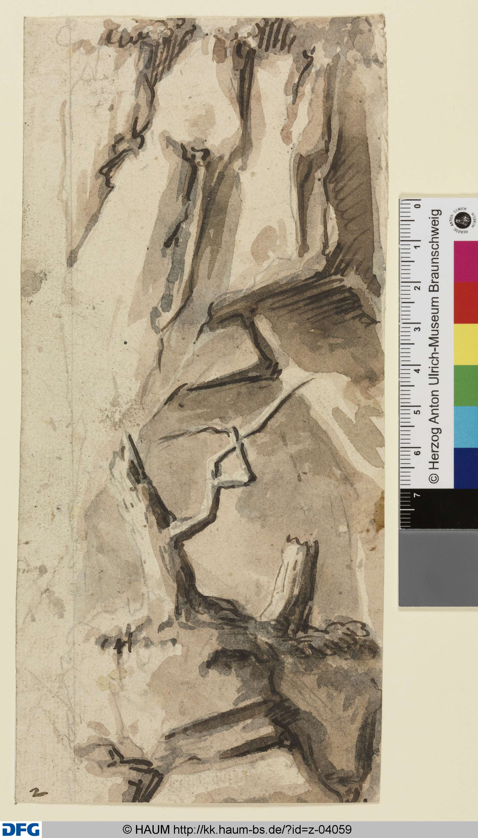 Felsen. Eine Rechtskulisse, Johann Oswald Harms, 1686–1708