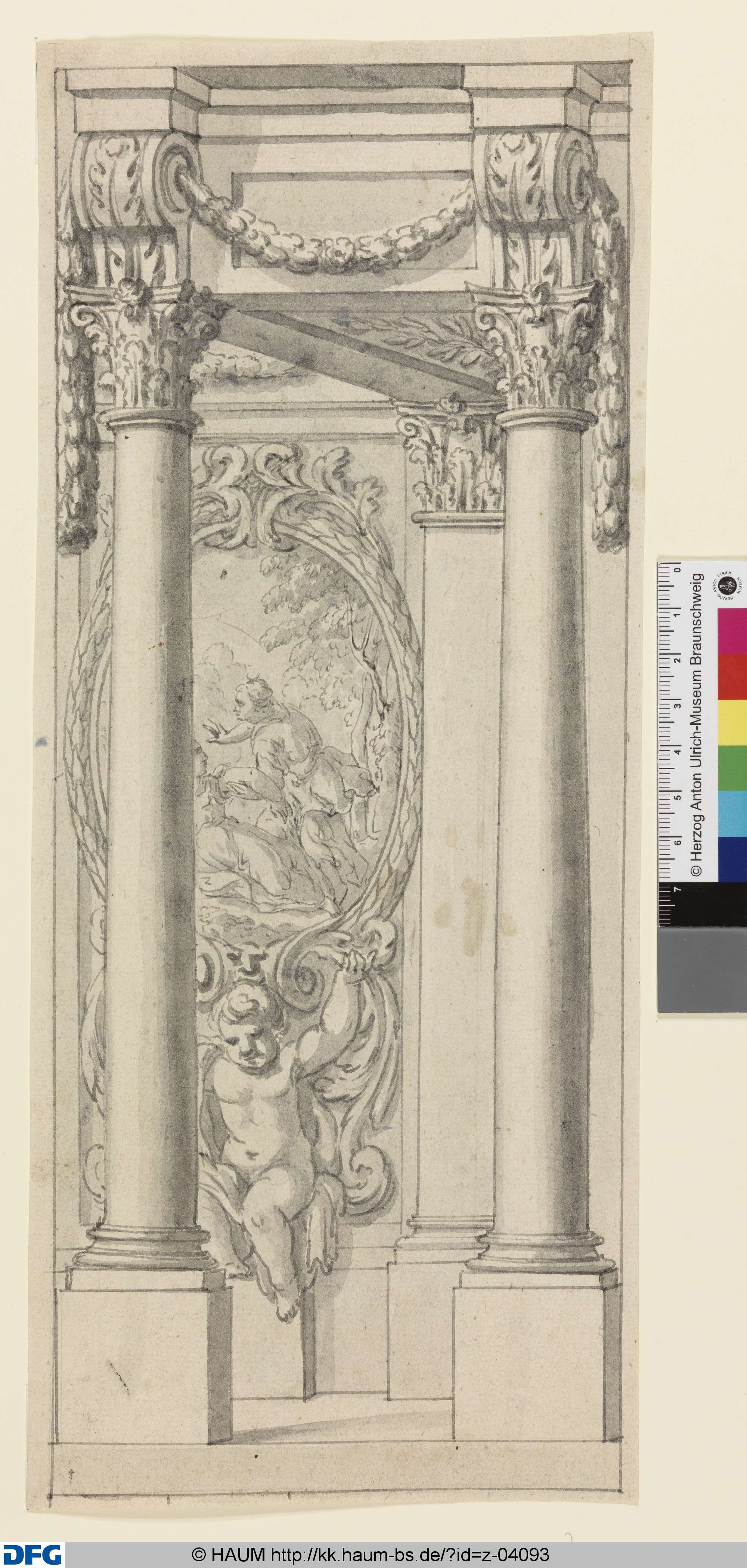 Saal. Eine Rechtskulisse, Johann Oswald Harms, 1678–1708