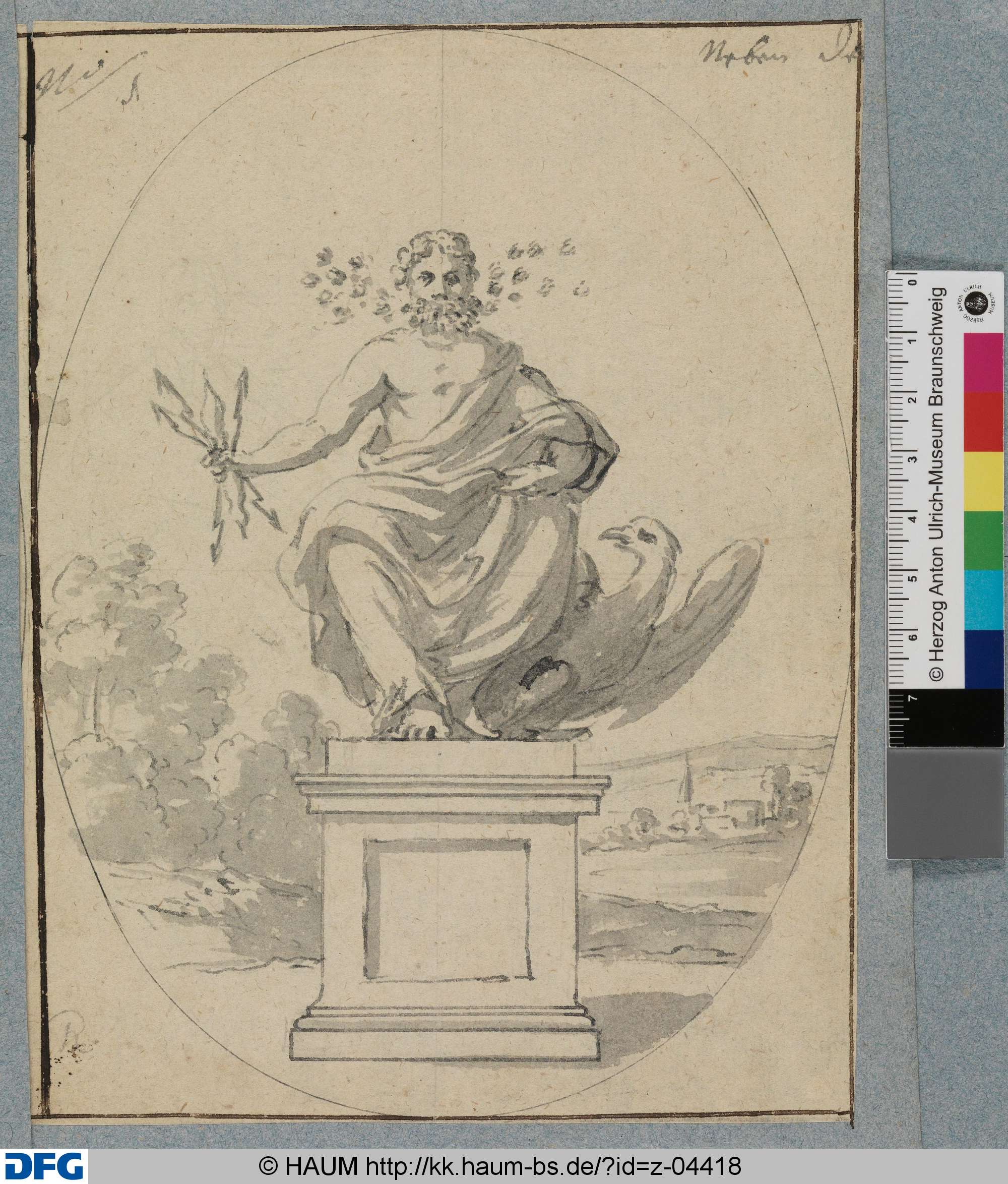 Emblem: Jupiter, Johann Oswald Harms, 1680–1686