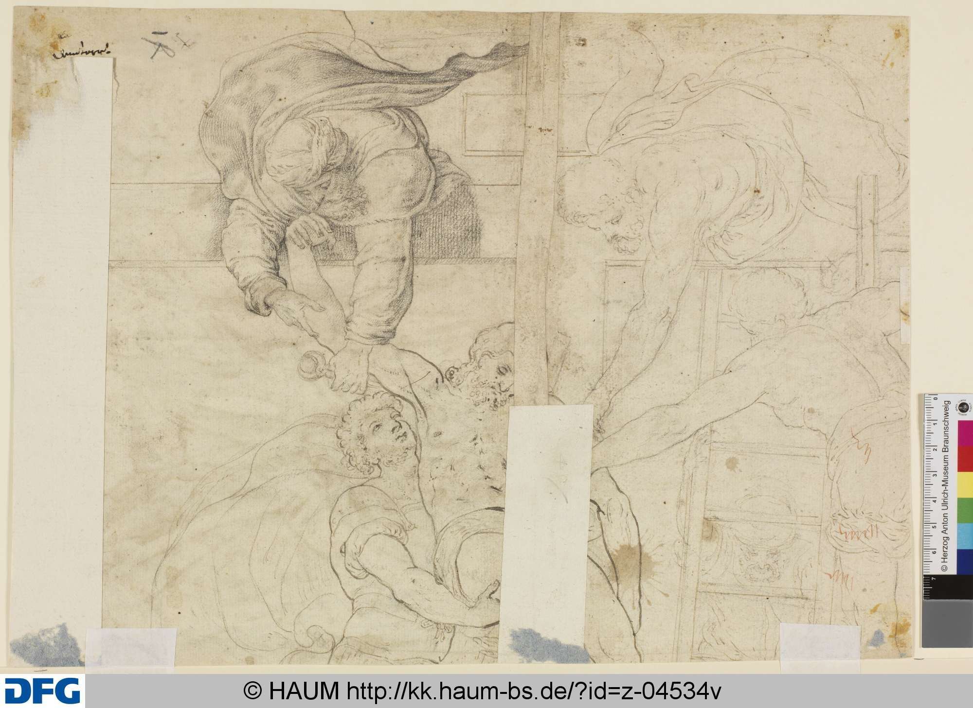 Oberer Teil einer Kreuzabnahme, 1595–1605