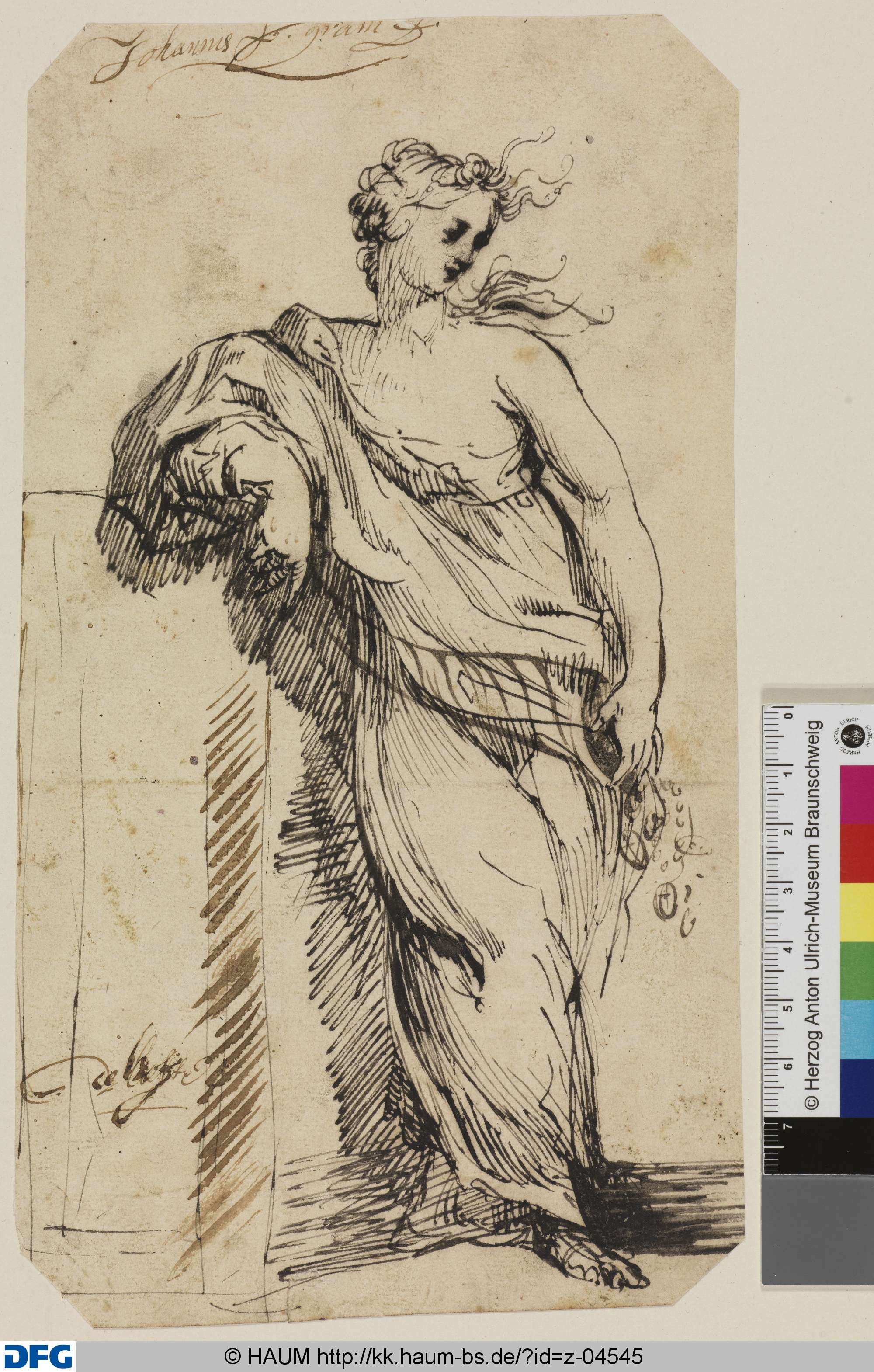 Stehende Jungfrau mit Füllhorn, 17th century