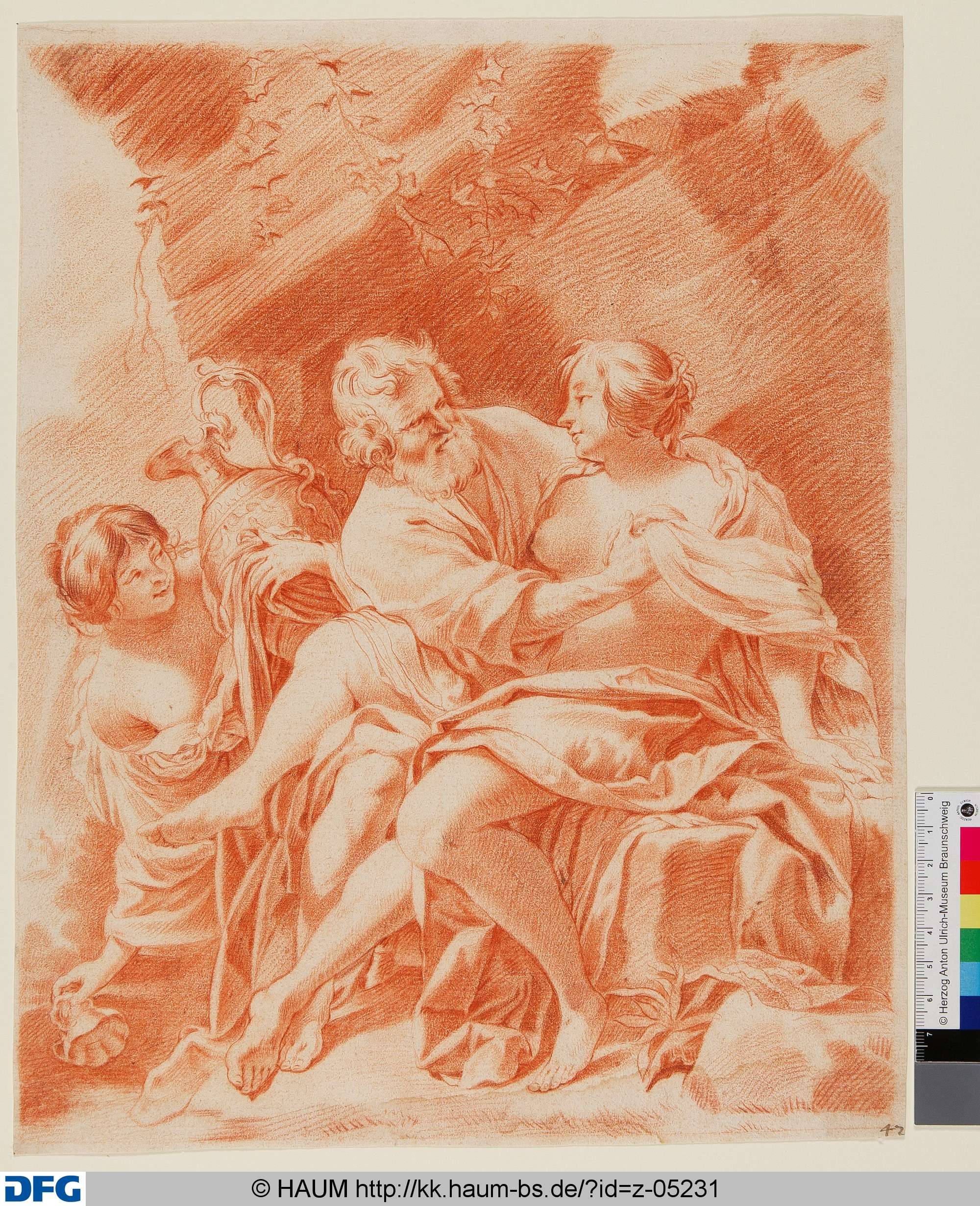 Lot und seine Töchter, Simon Vouet