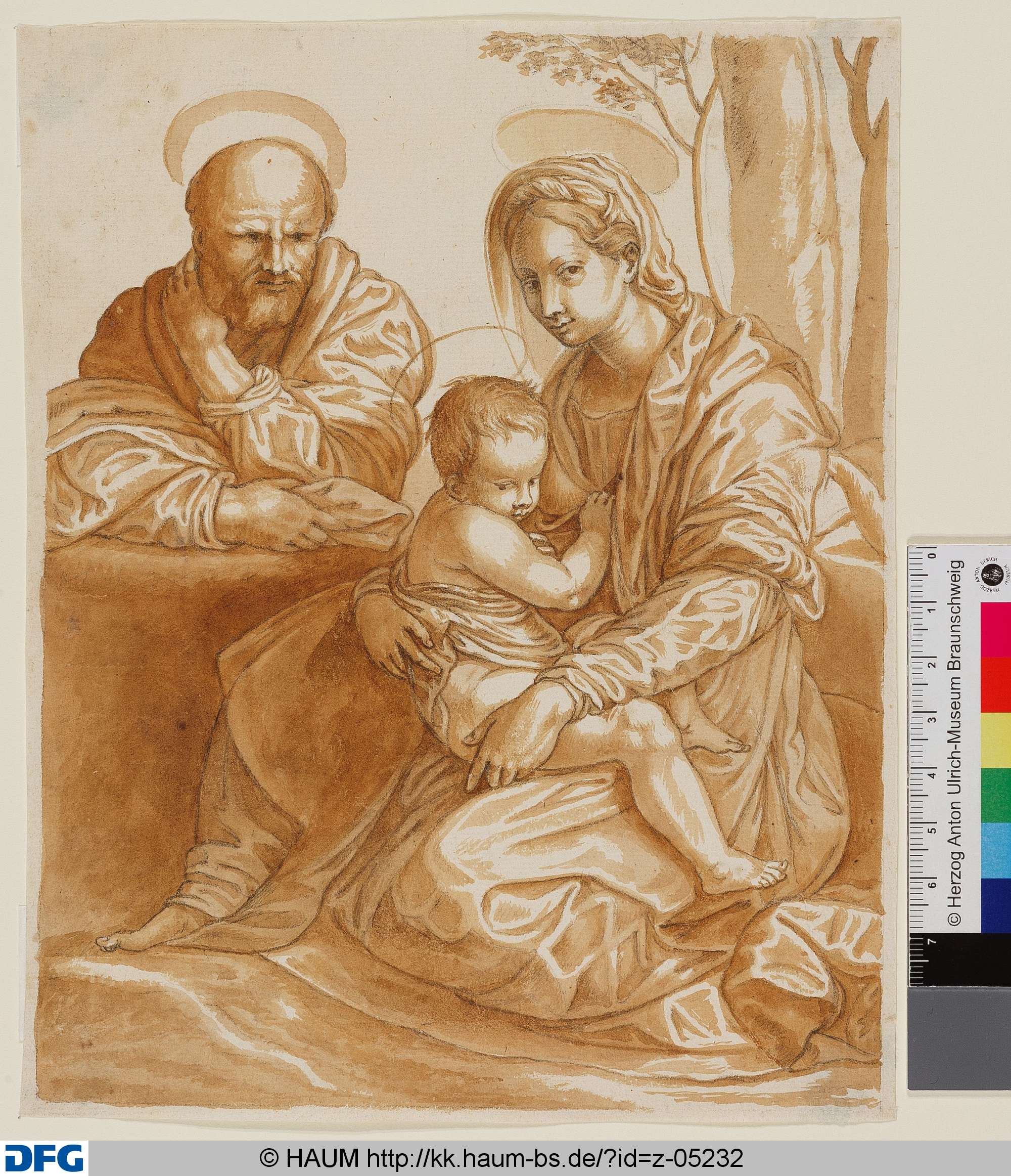 Die heilige Familie, Andrea del Sarto