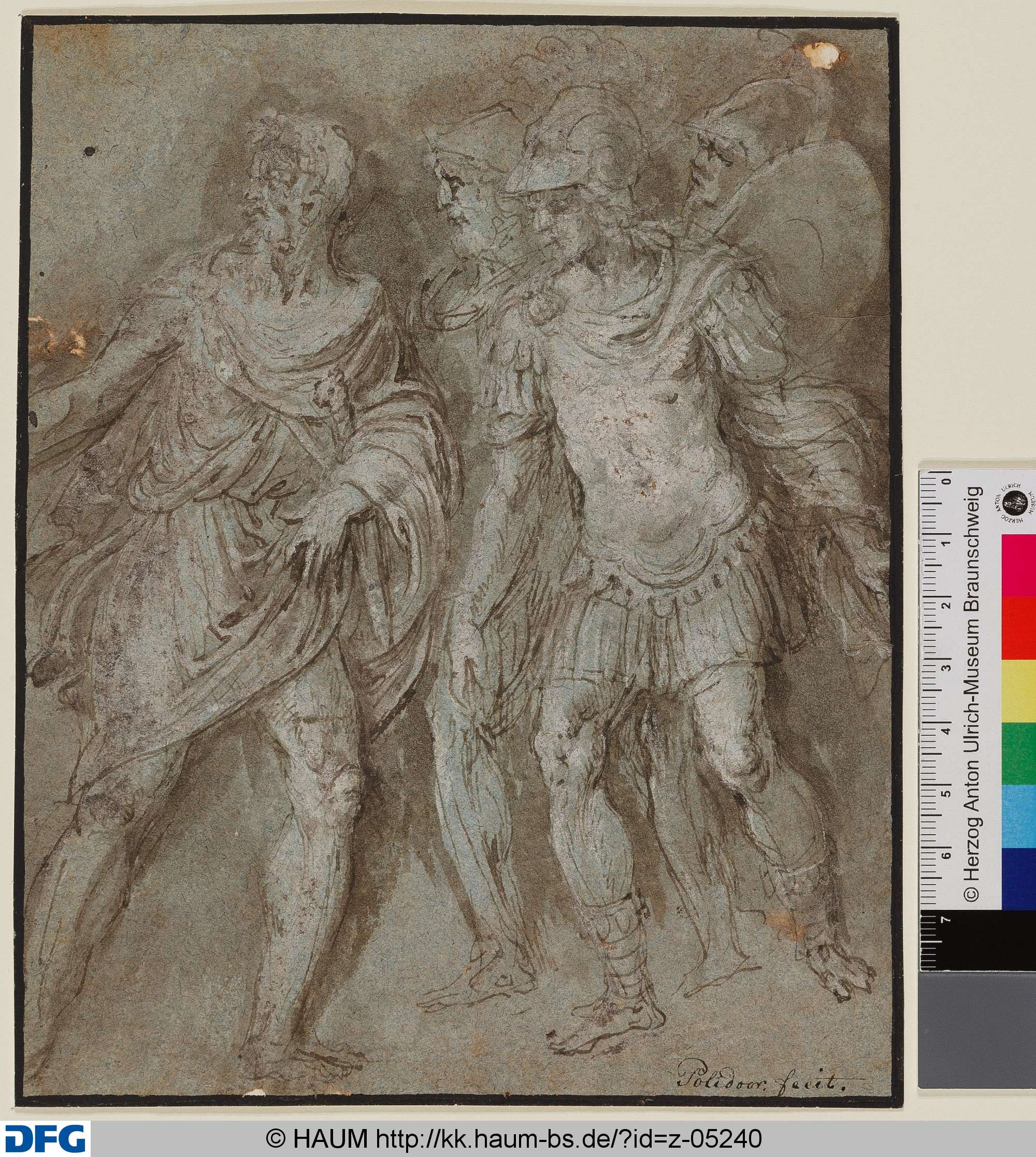 Soldaten, Polidoro da Caravaggio