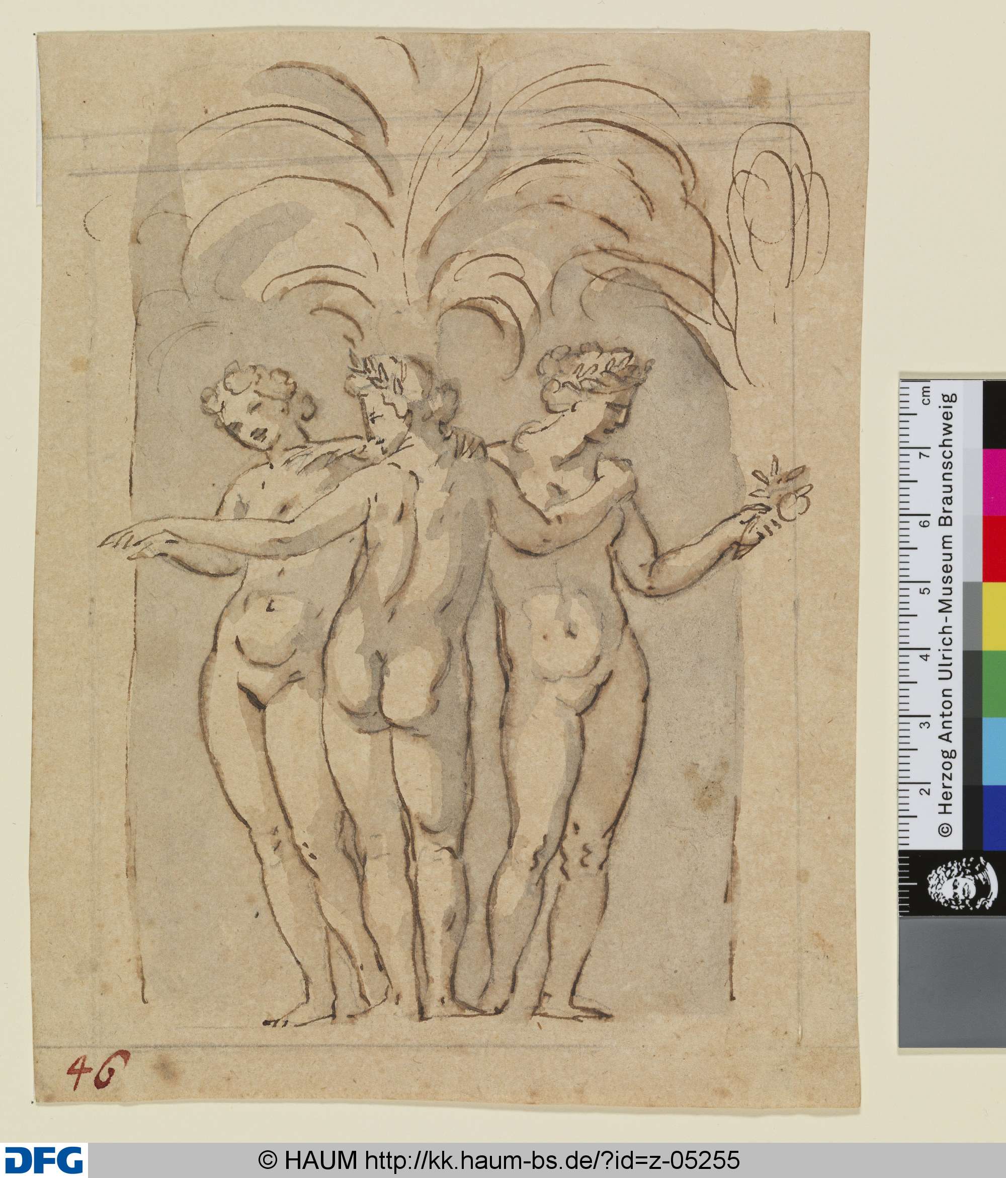 Die drei Grazien, Marcantonio Raimondi