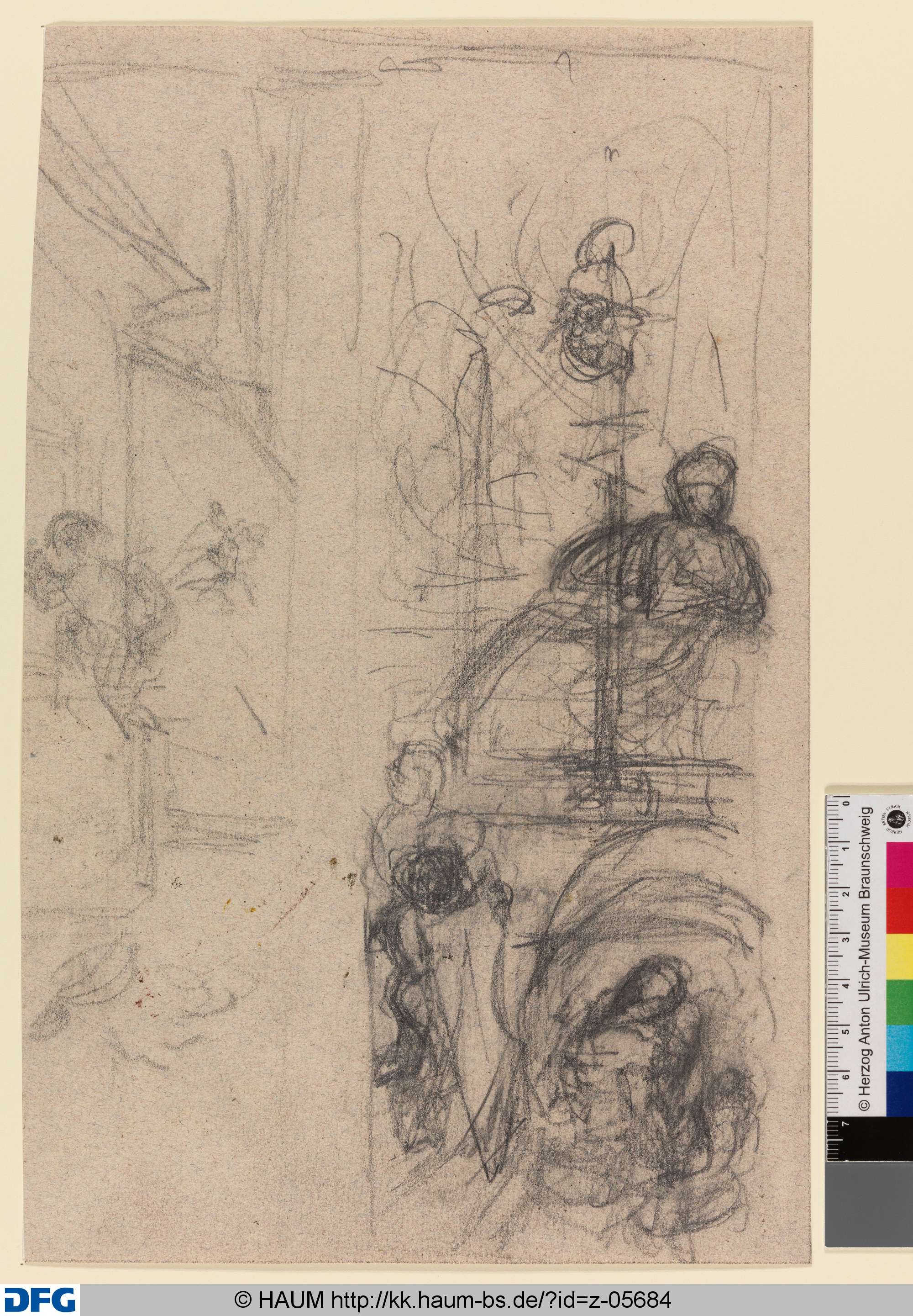 Verschiedene Studien zu "Märchen" (?), Rudolph Friedrich August Henneberg, 1850–1875