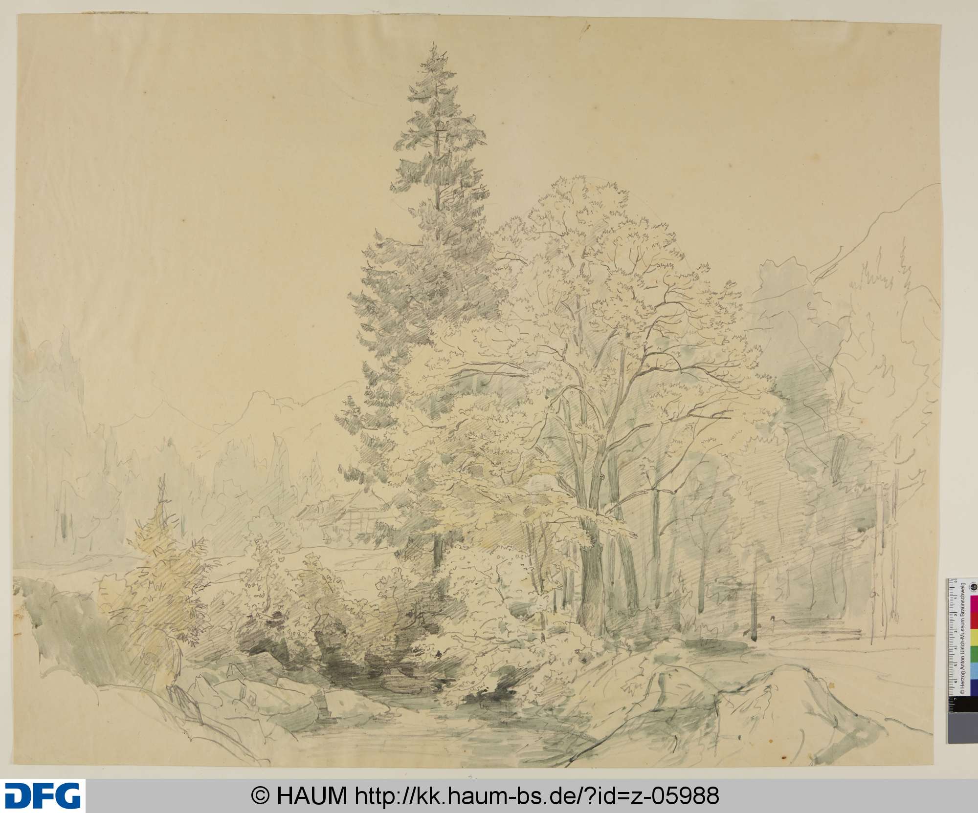 Aus dem Salzkammergut (?), Heinrich Brandes