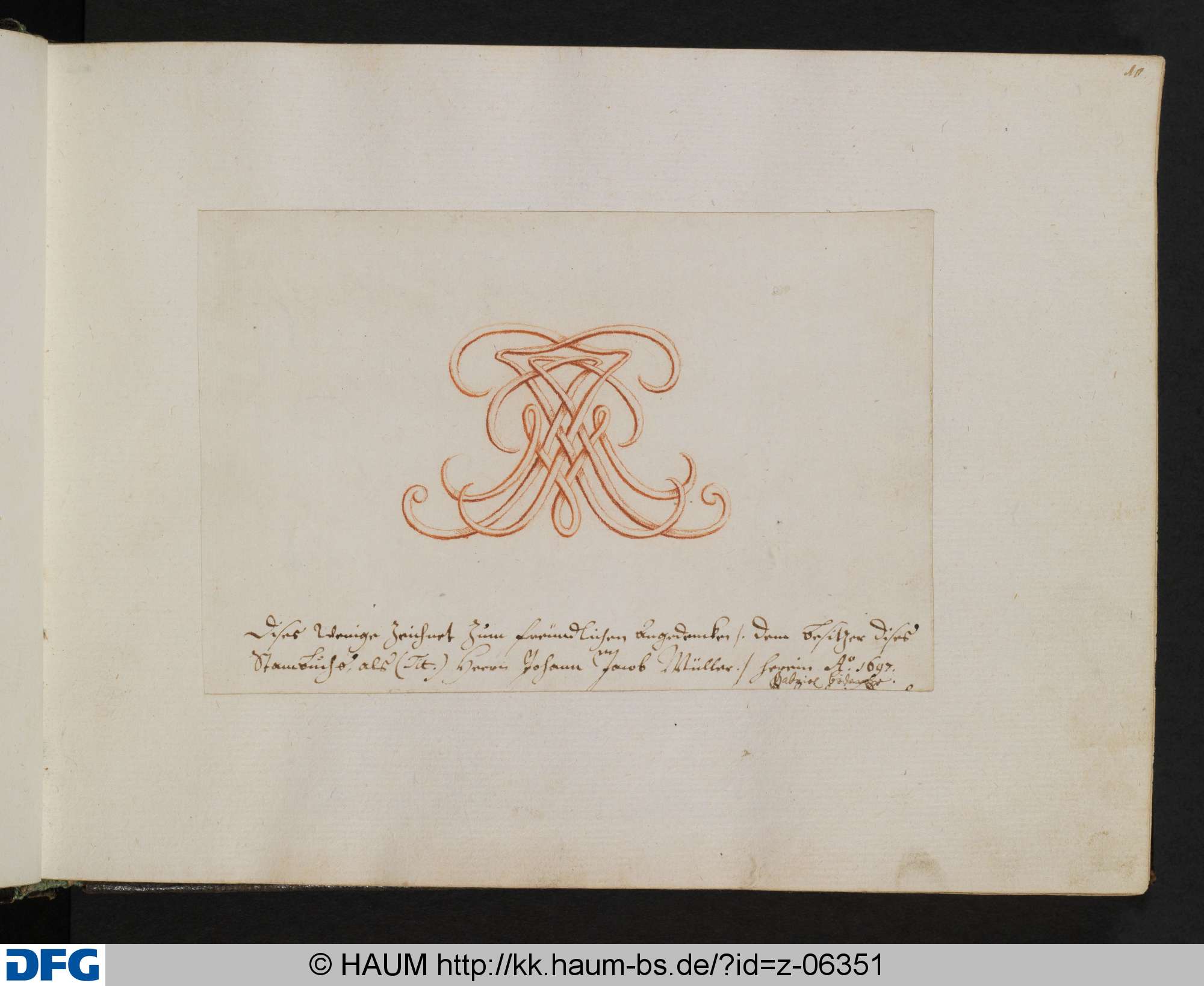 [Ornament], Gabriel Bodenehr, 1697