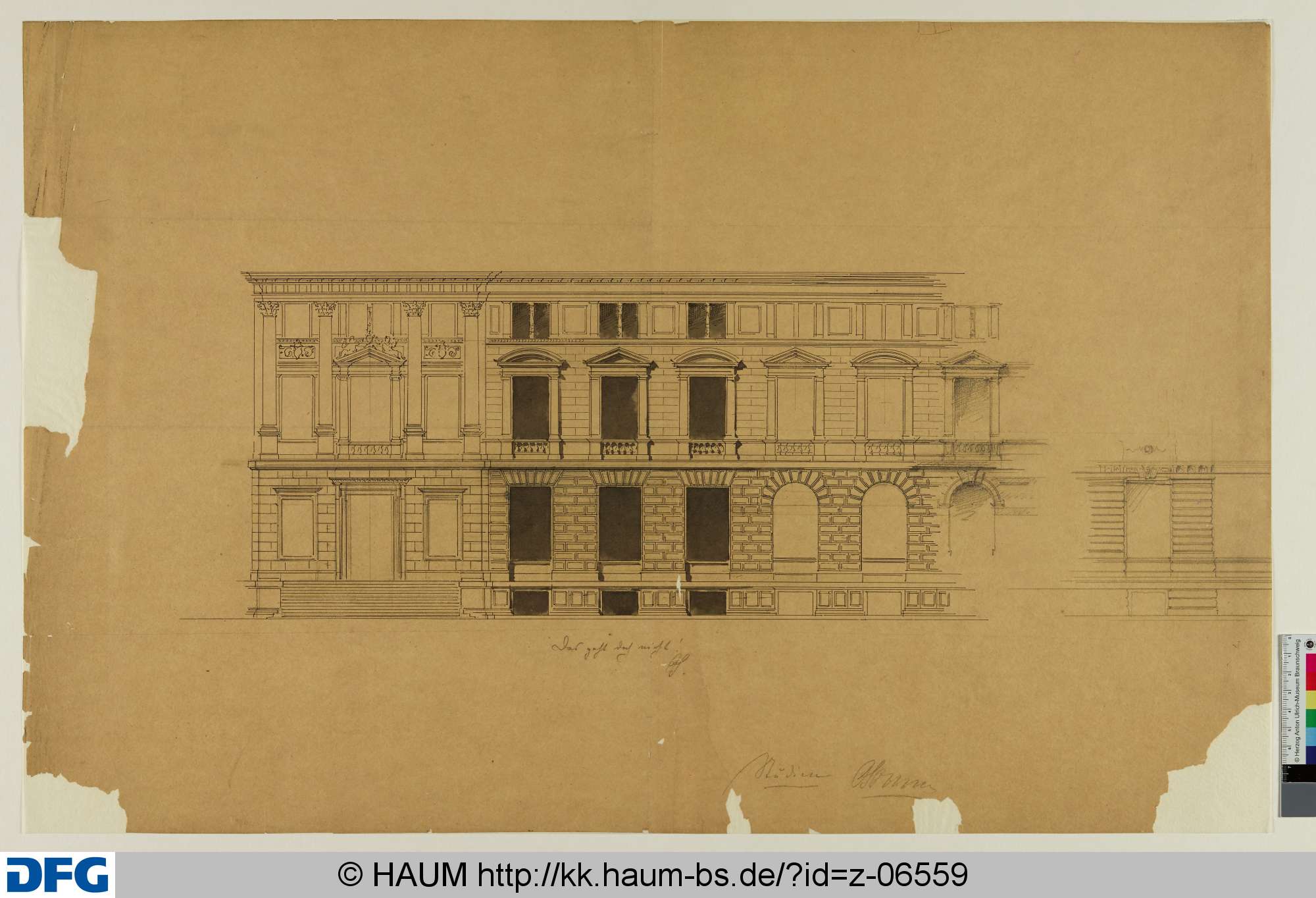 Detailansicht Herzog Anton Ulrich Museum, Oskar Sommer