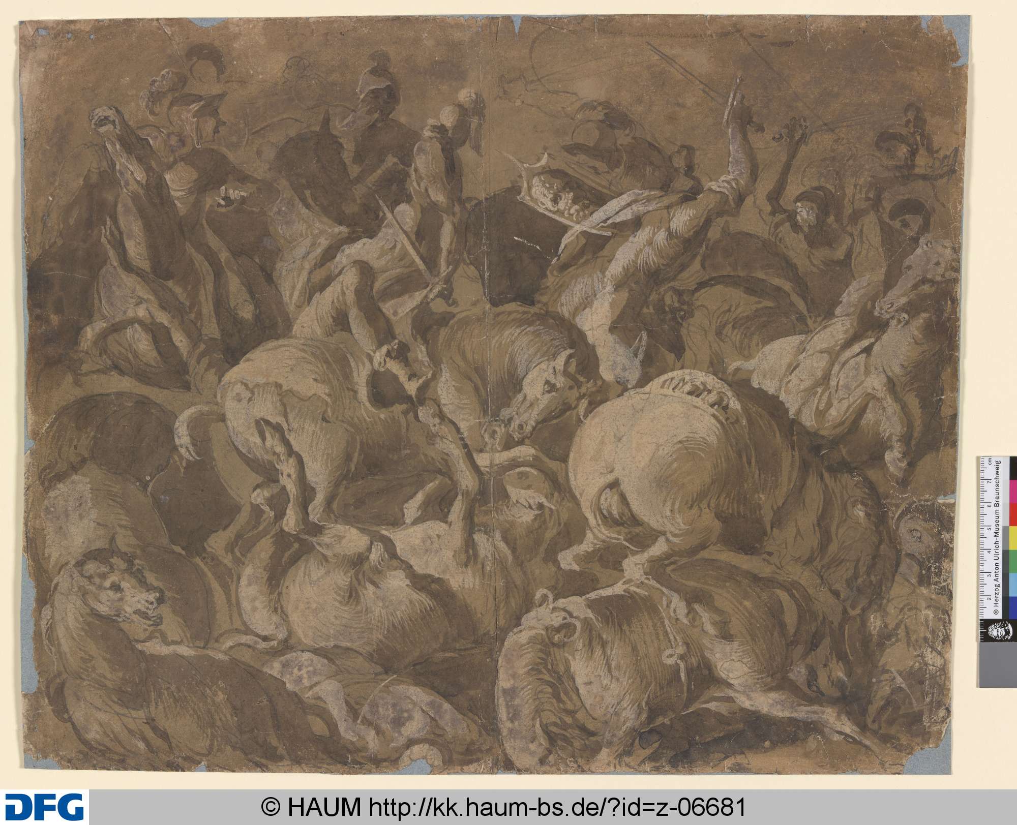 [Schlacht mit Pferden], 16th century