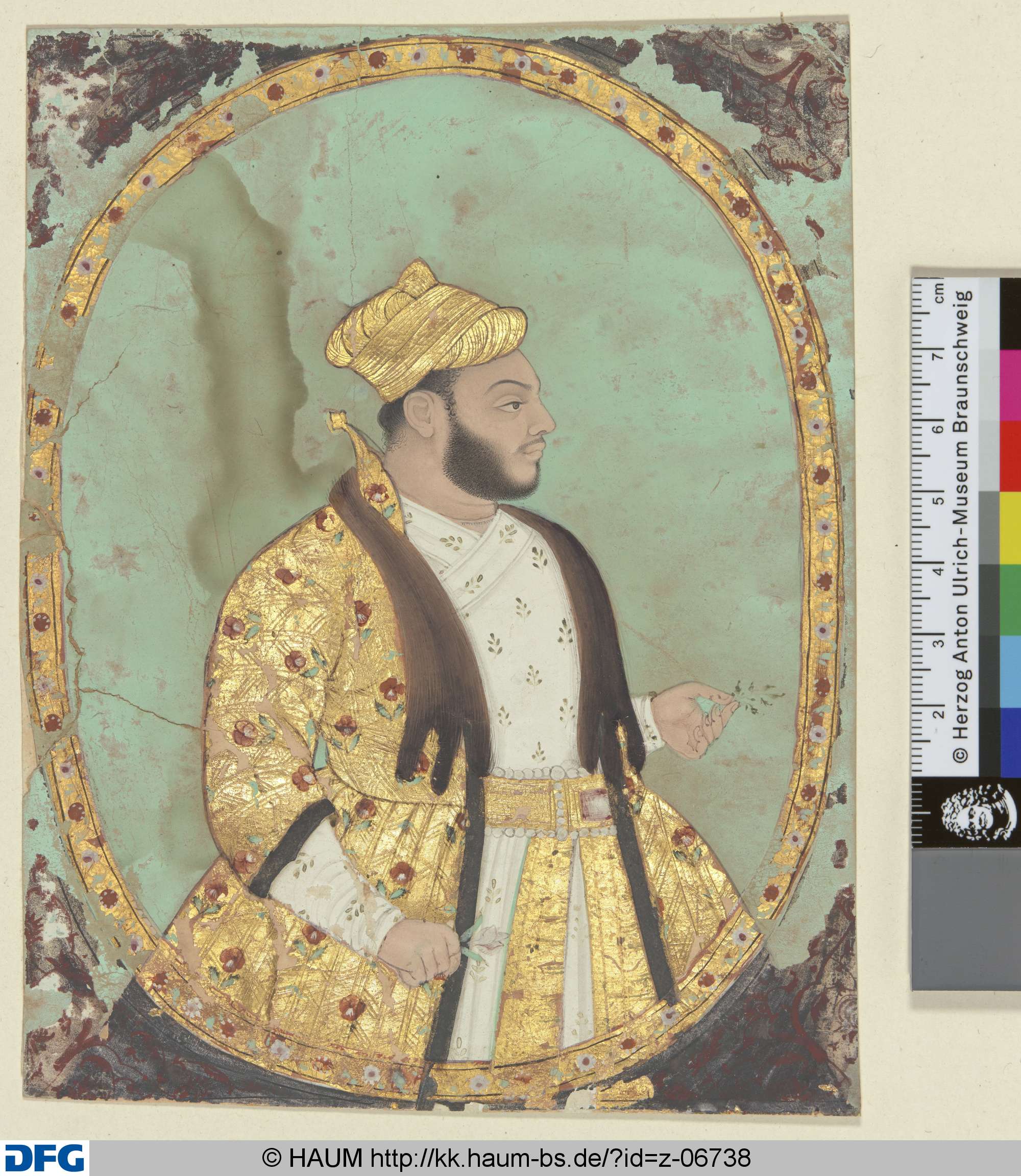 [Porträt Ali Adil Shah II], 1680–1700