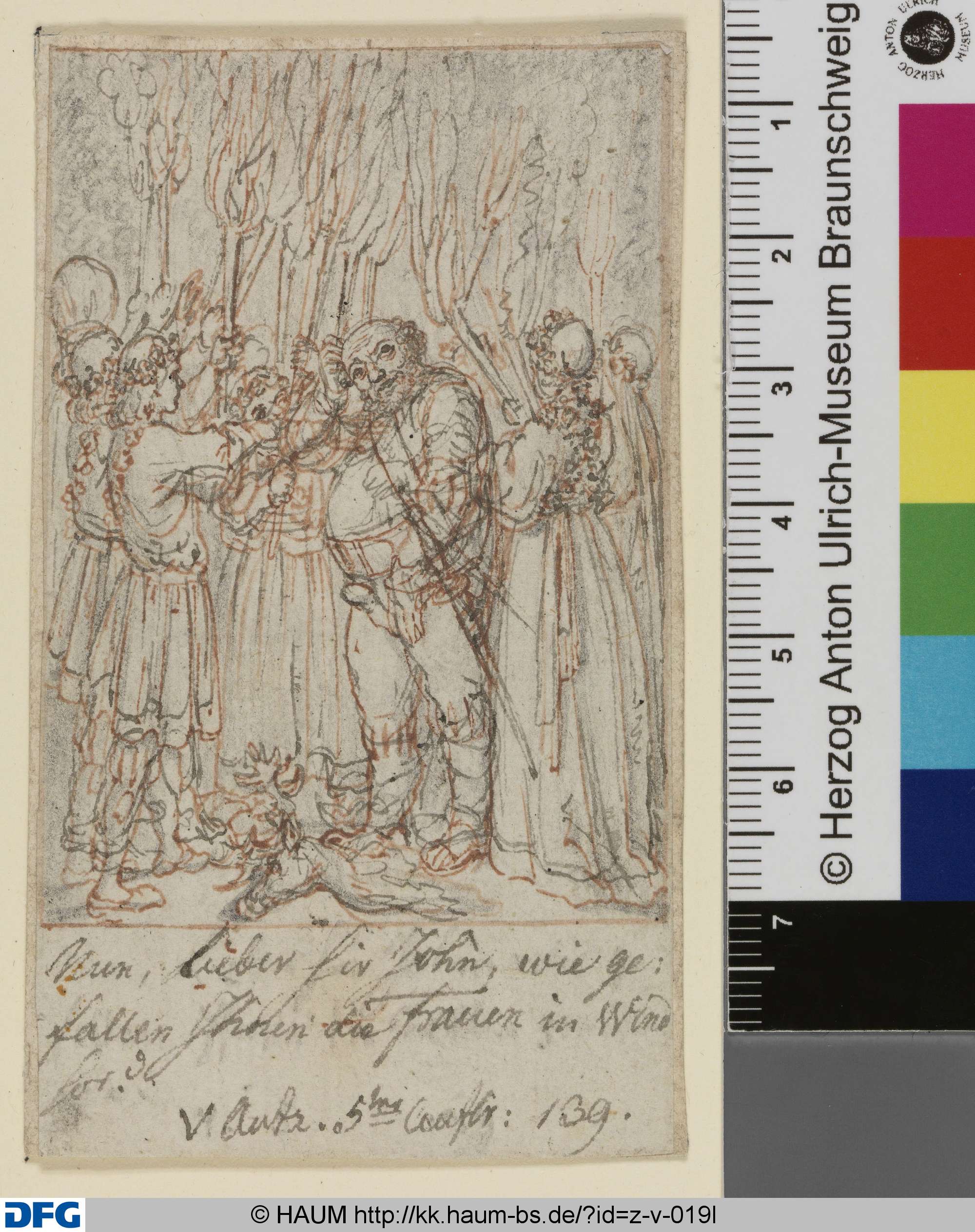 Die lustigen Weiber zu Windsor, V. Aufzug, 5. Auftritt: Nun lieber Sir John, wie gefallen Ihnen die Frauen zu Windsor?, Daniel Chodowiecki, 1786