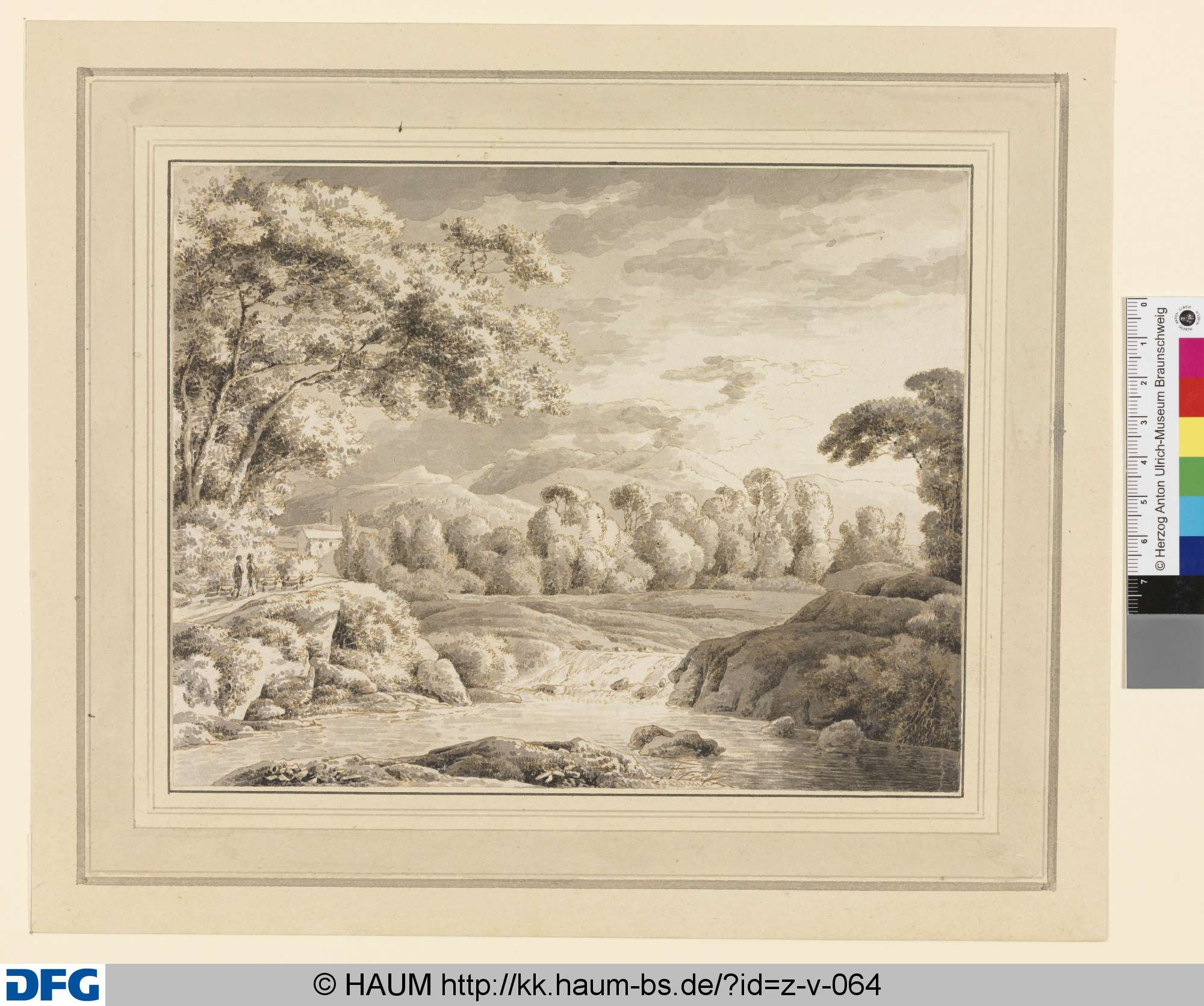 Landschaft mit Viehtreibern, Ferdinand Kobell, 1760–1799
